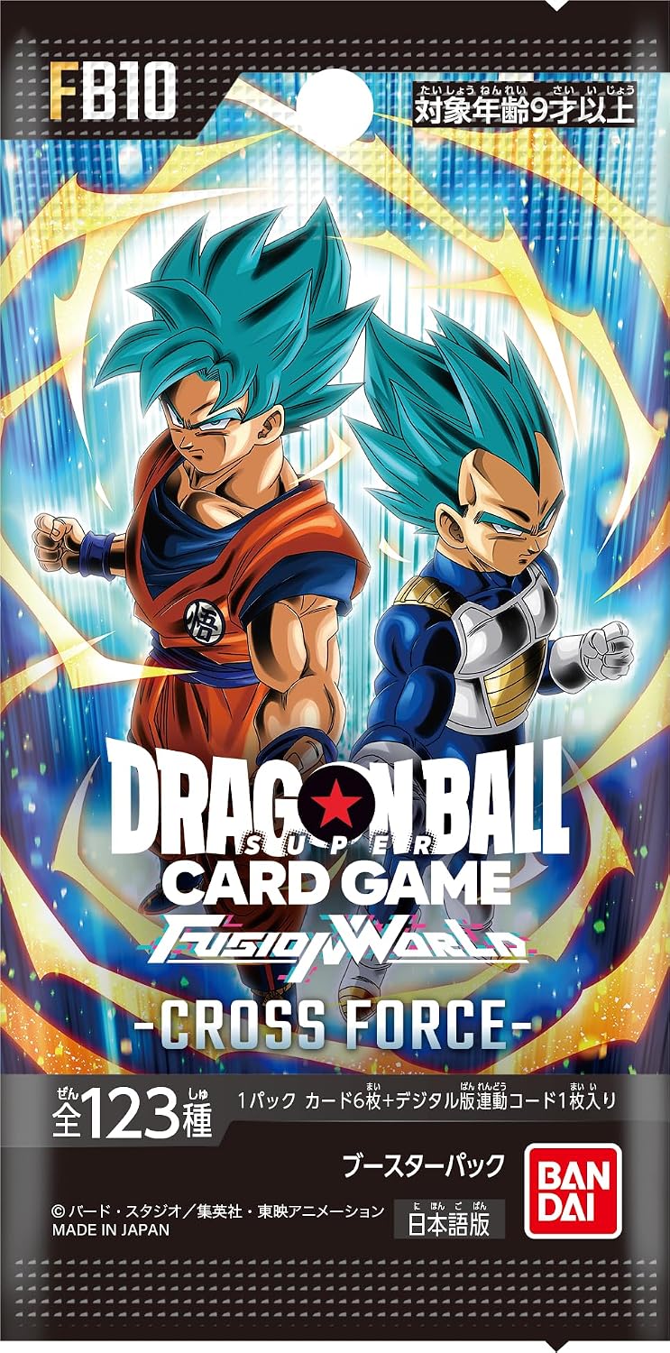 Bandai Dragon Ball Super Card Game Fusion World Cross Force Booster Box (FB10) - 24 Packs