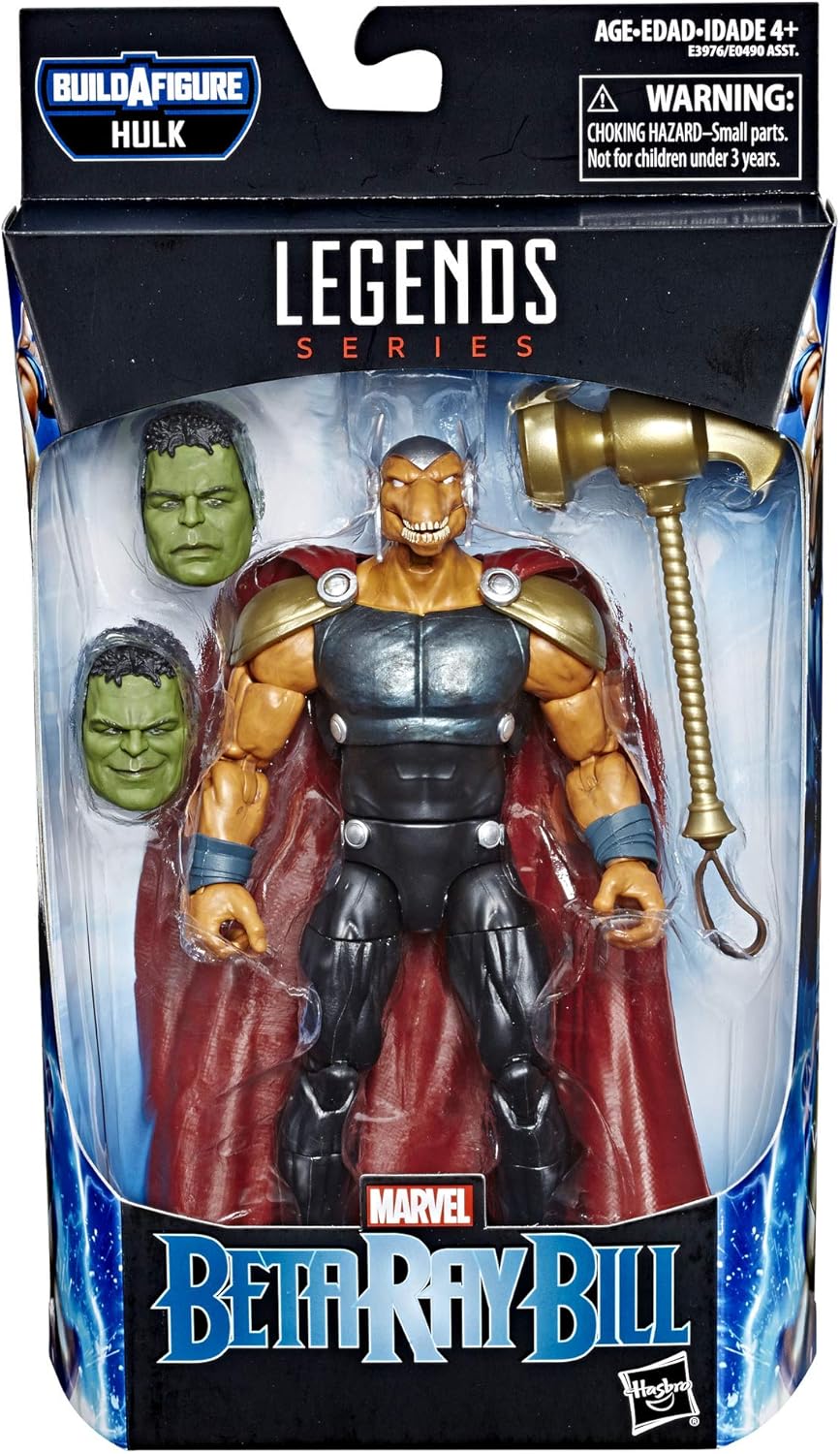 Marvel Avengers Legends Series Beta Ray Bill 6" Collectible Action Figure Toy for Ages 6 & Up with Accessories & Build-A-Figurepiece