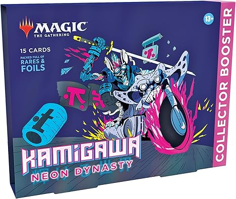 Magic The Gathering Kamigawa: Neon Dynasty Omega Collector Booster Pack | 15 Magic Cards