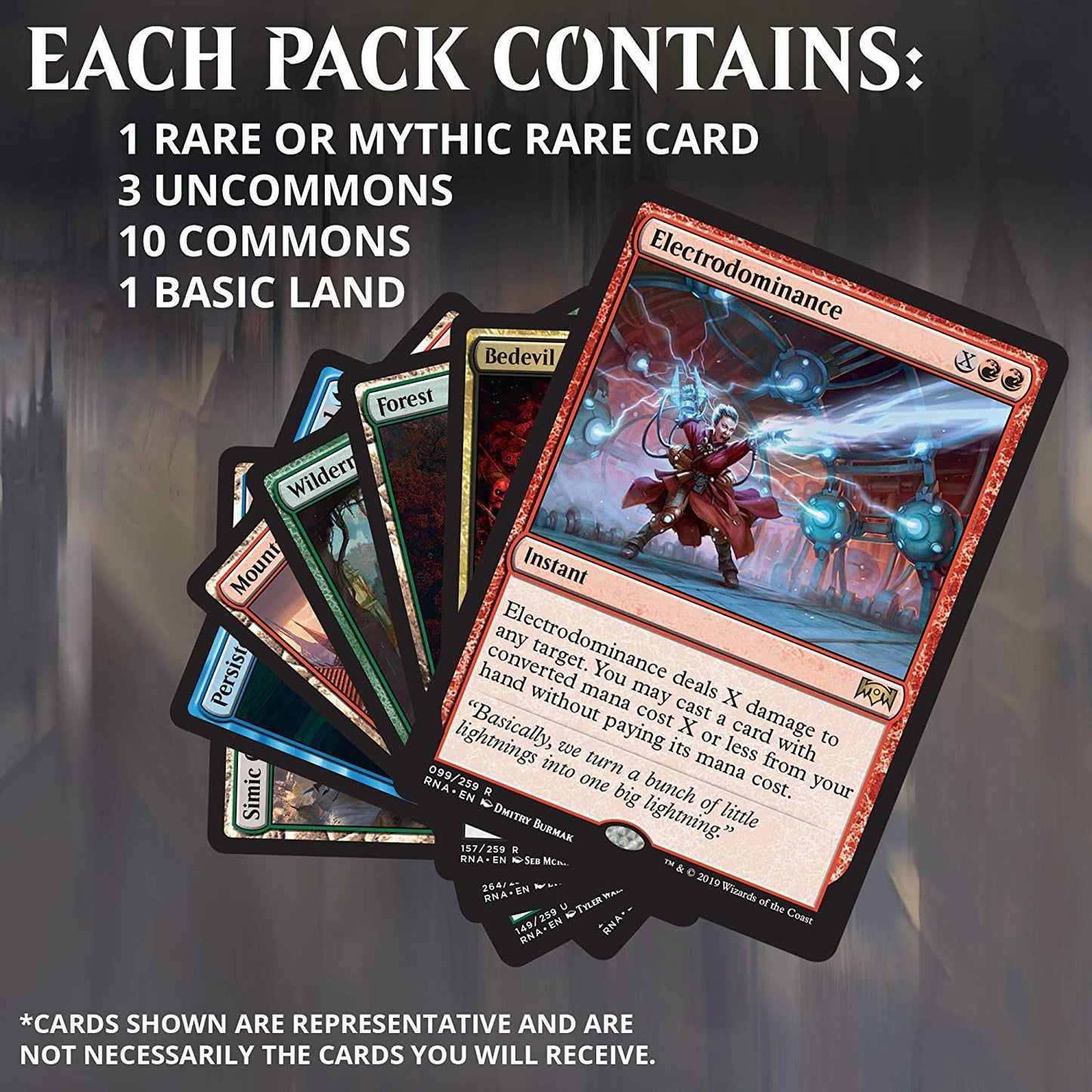 Magic The Gathering Ravnica Allegiance Booster Pack - 15 Cards
