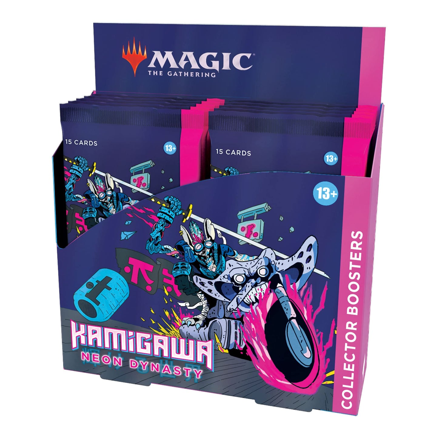 Magic The Gathering Kamigawa: Neon Dynasty Collector Booster Box | 12 Packs (180 Magic Cards)