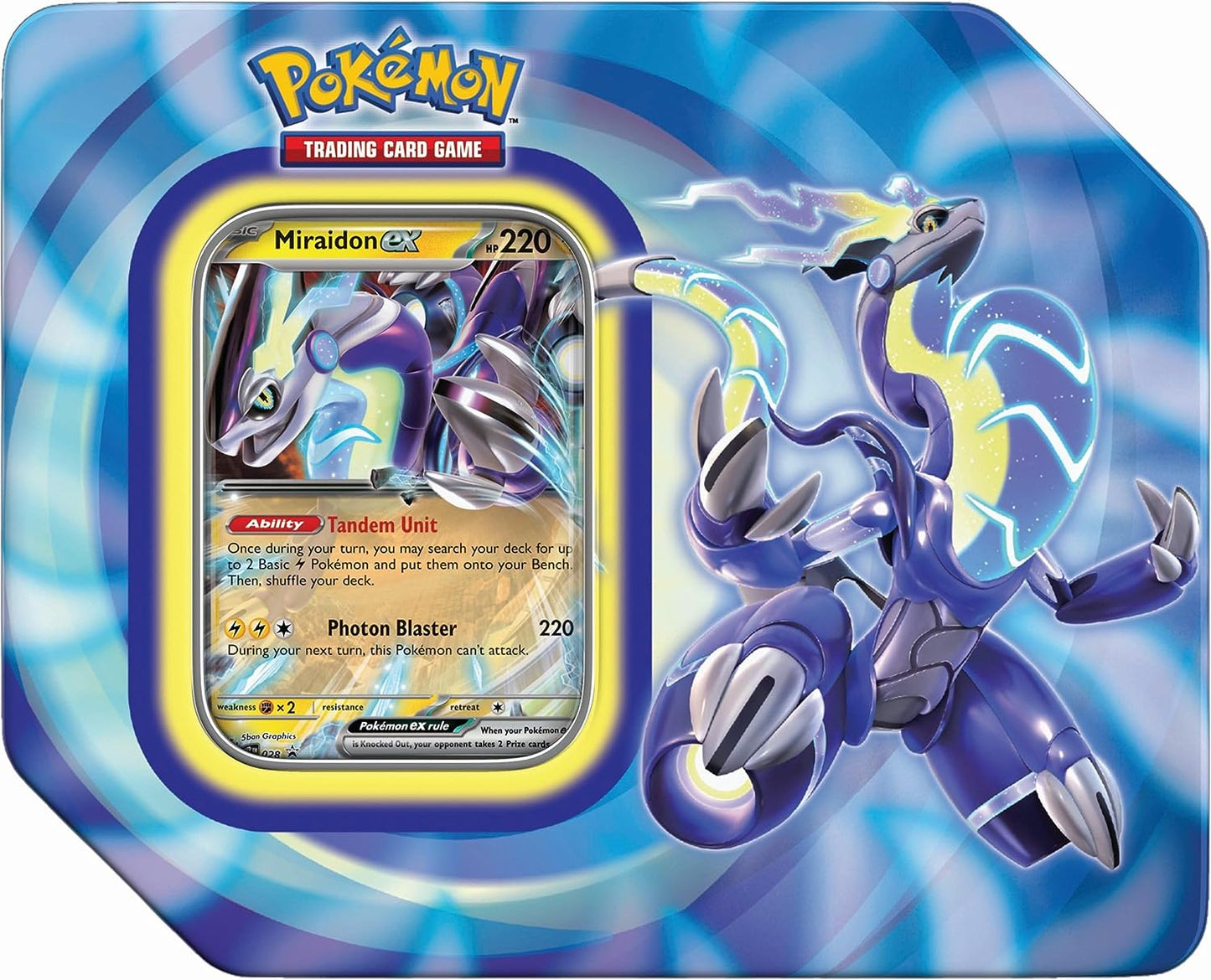 Pokemon TCG: Paldea Legends Summer Tin - Miraidon