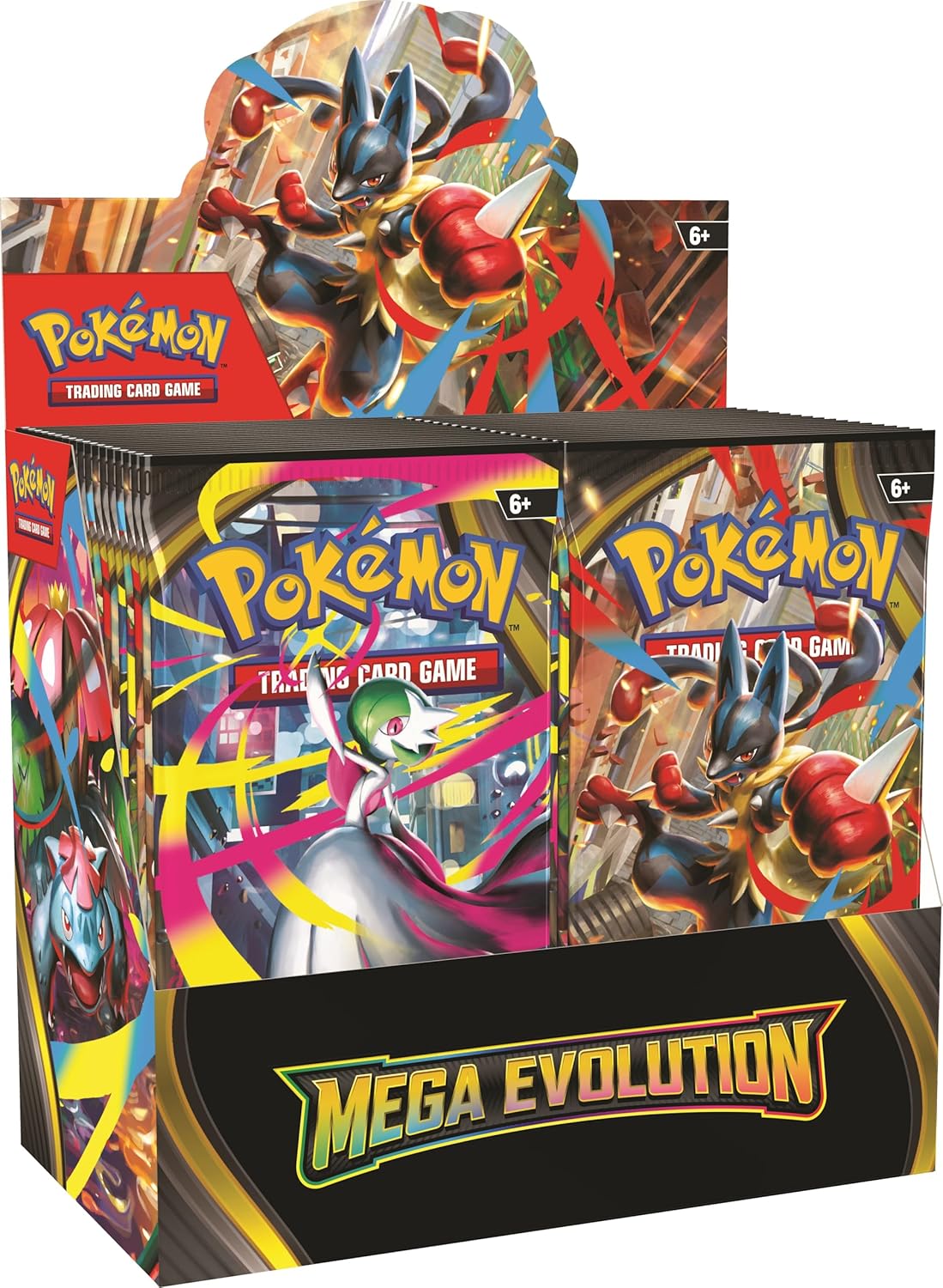 Pokemon TCG: Mega Evolution Enhanced Booster Display Box - 36 Packs & Box Topper Pokemon TCG: Mega Evolution Enhanced Booster Display Box - 36 Packs & Box Topper