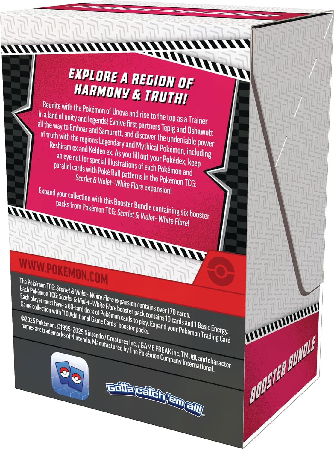 Pokemon TCG Scarlet & Violet 10.5 White Flare Booster Bundle Set - 6 Packs - Presale Ships 08/22/2025