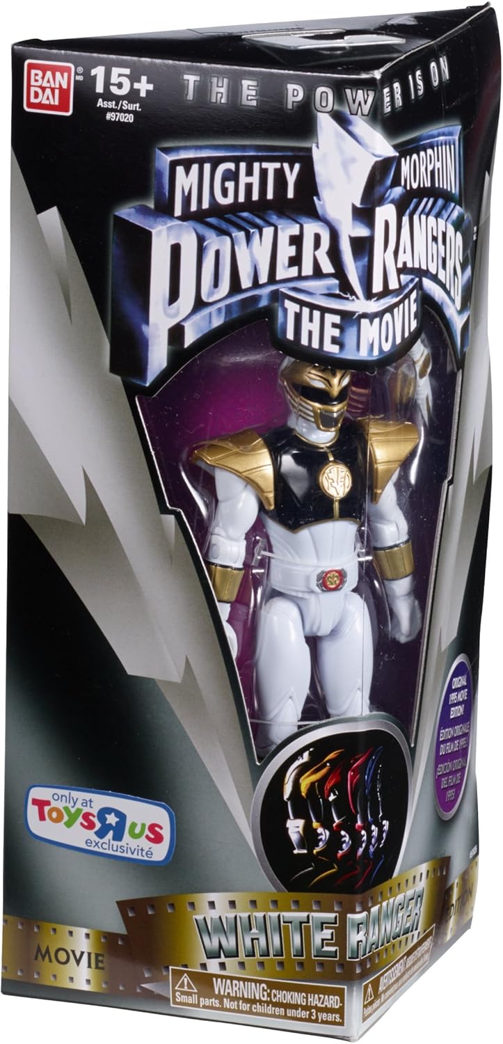 Power Rangers Legacy Mighty Morphin Movie White Ranger Action Figure, 5"