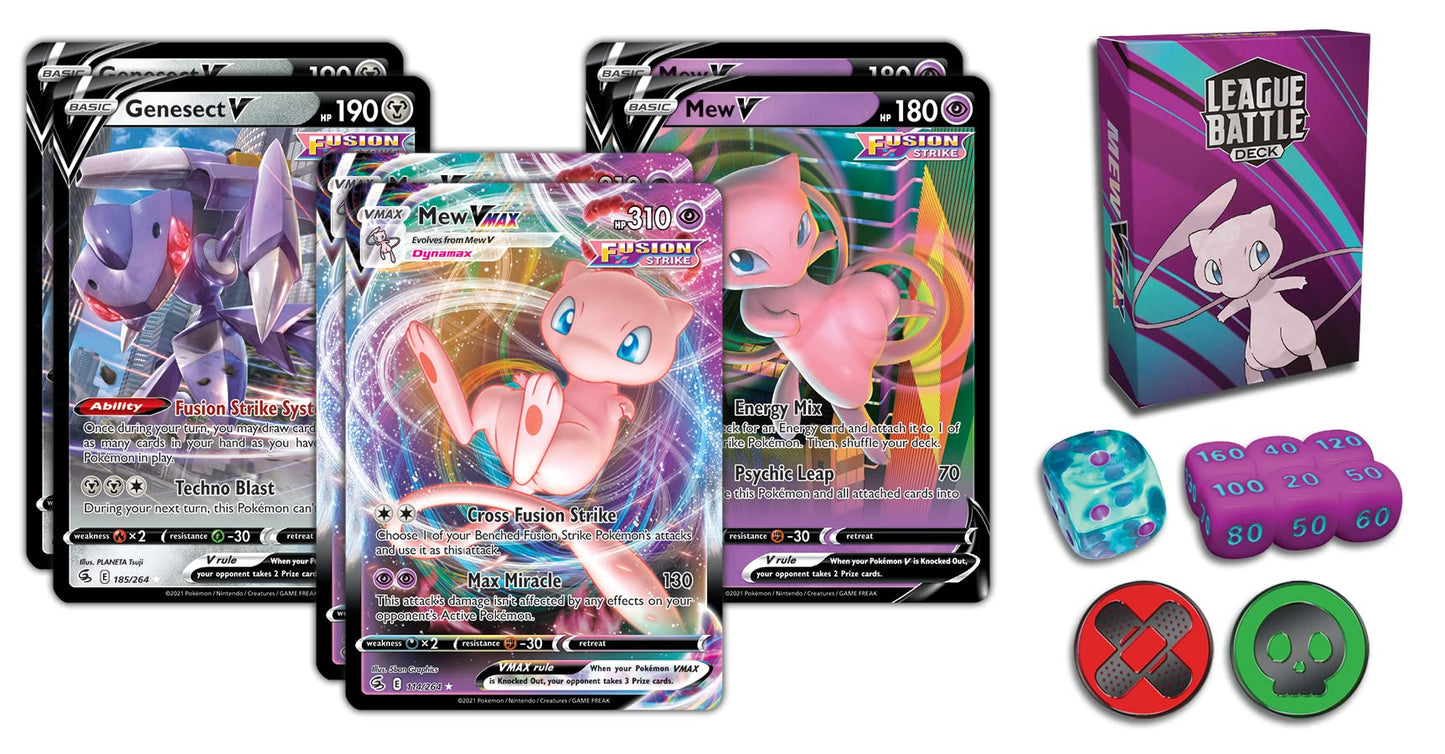 Pokemon TCG: Mew VMAX League Battle Deck