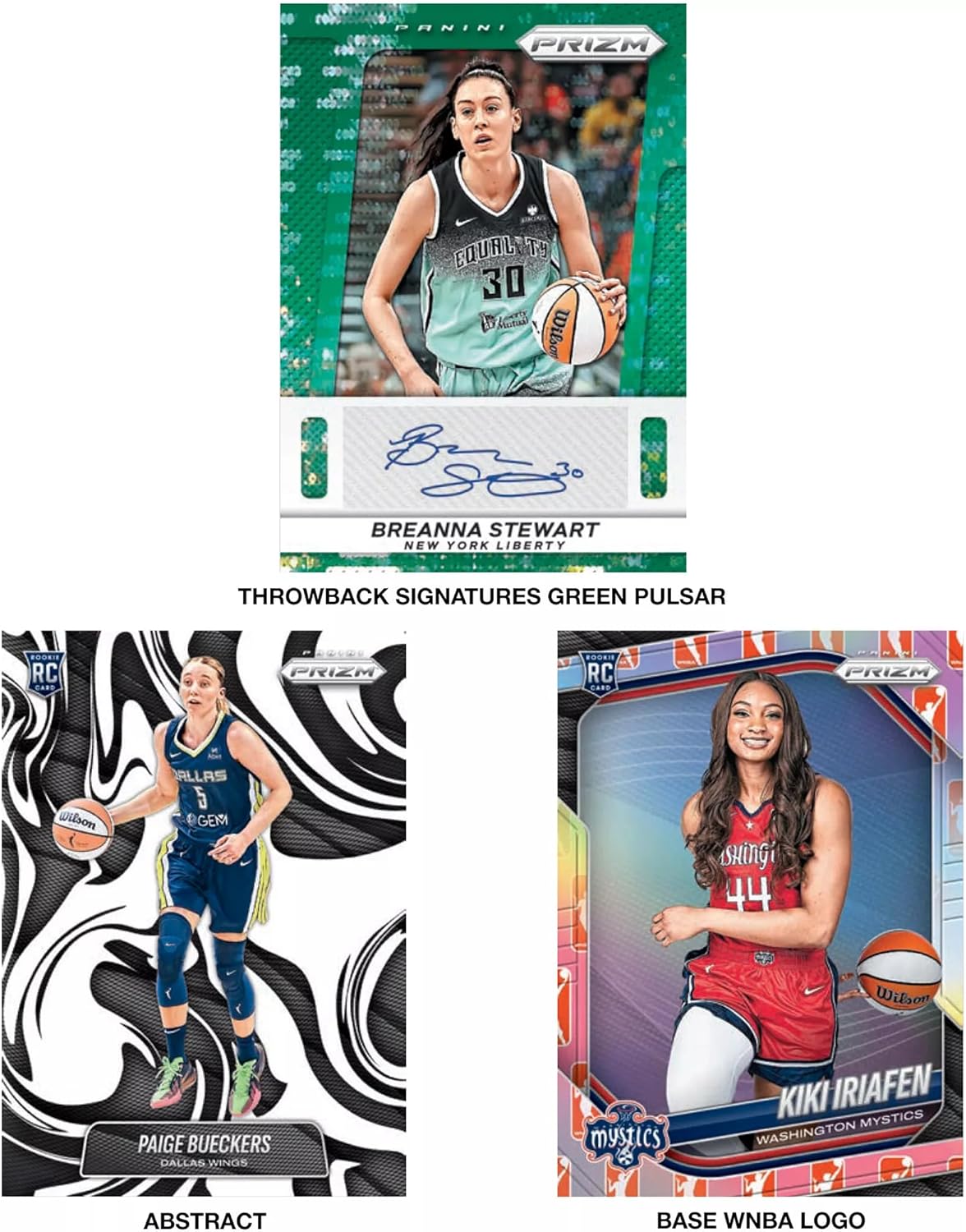 2025 Panini Prizm Exclusive WNBA Trading Card 6-Pack Blaster Box (6 Blaster Exclusive WNBA Logo Prizms)
