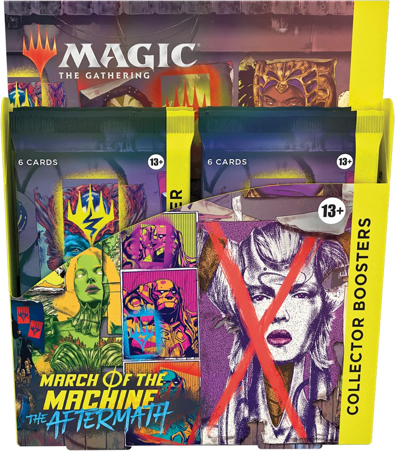 Magic: The Gathering March of the Machine: The Aftermath Collector Booster Box | 12 Packs (72 Magic Cards)