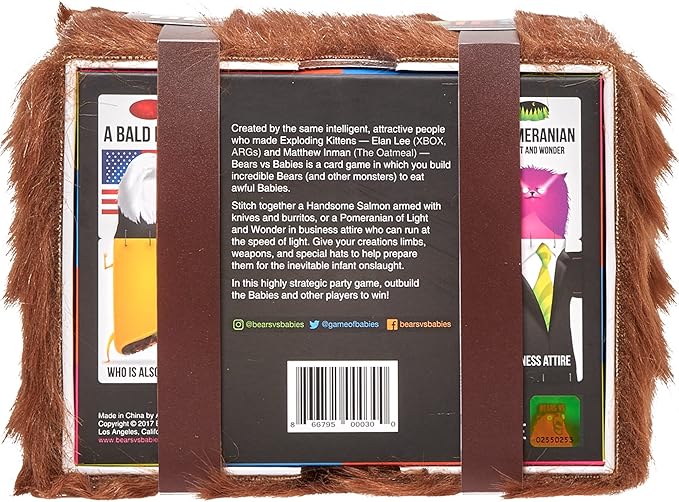 Bears vs Babies by Exploding Kittens - A Monster-Building- Family-Friendly Party Games - Card Games For Adults, Teens & Kids