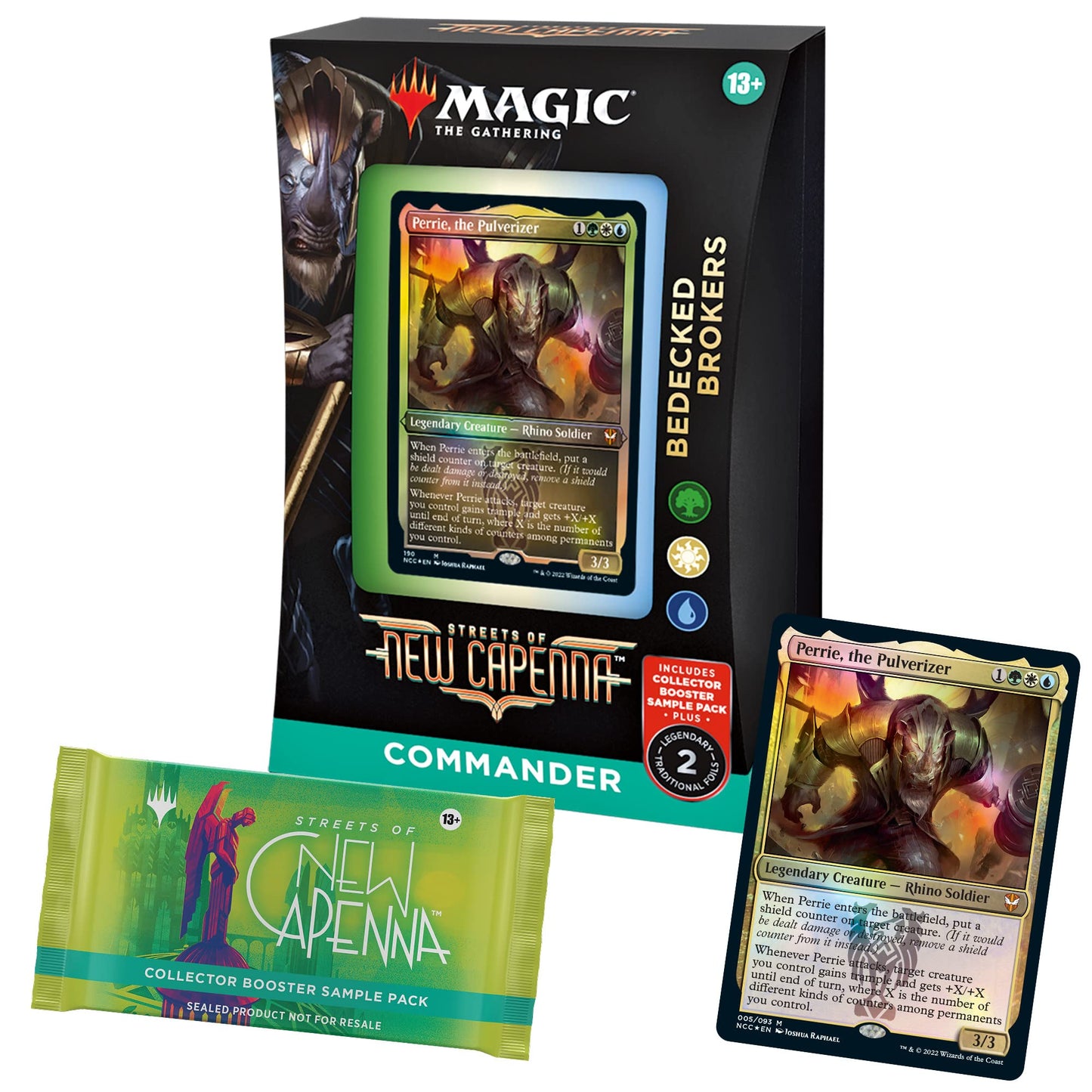 Magic: The Gathering Streets of New Capenna 5 Commander Deck Bundle – Includes 1 Obscura Operation, 1 Maestros Massacre, 1 Riveteers Rampage, 1 Cabaretti Cacophony, 1 Bedecked Brokers