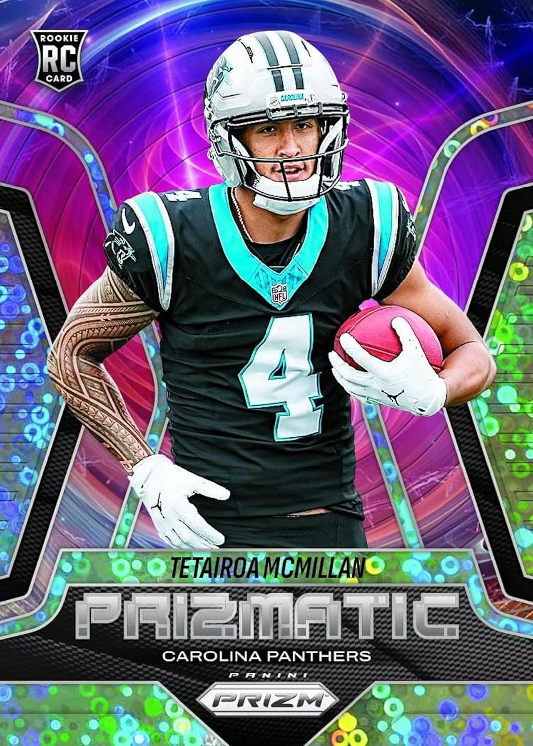 2025 Panini Prizm Football No Huddle Trading Card Box (2 No Huddle Prizm Autographs Per Box)