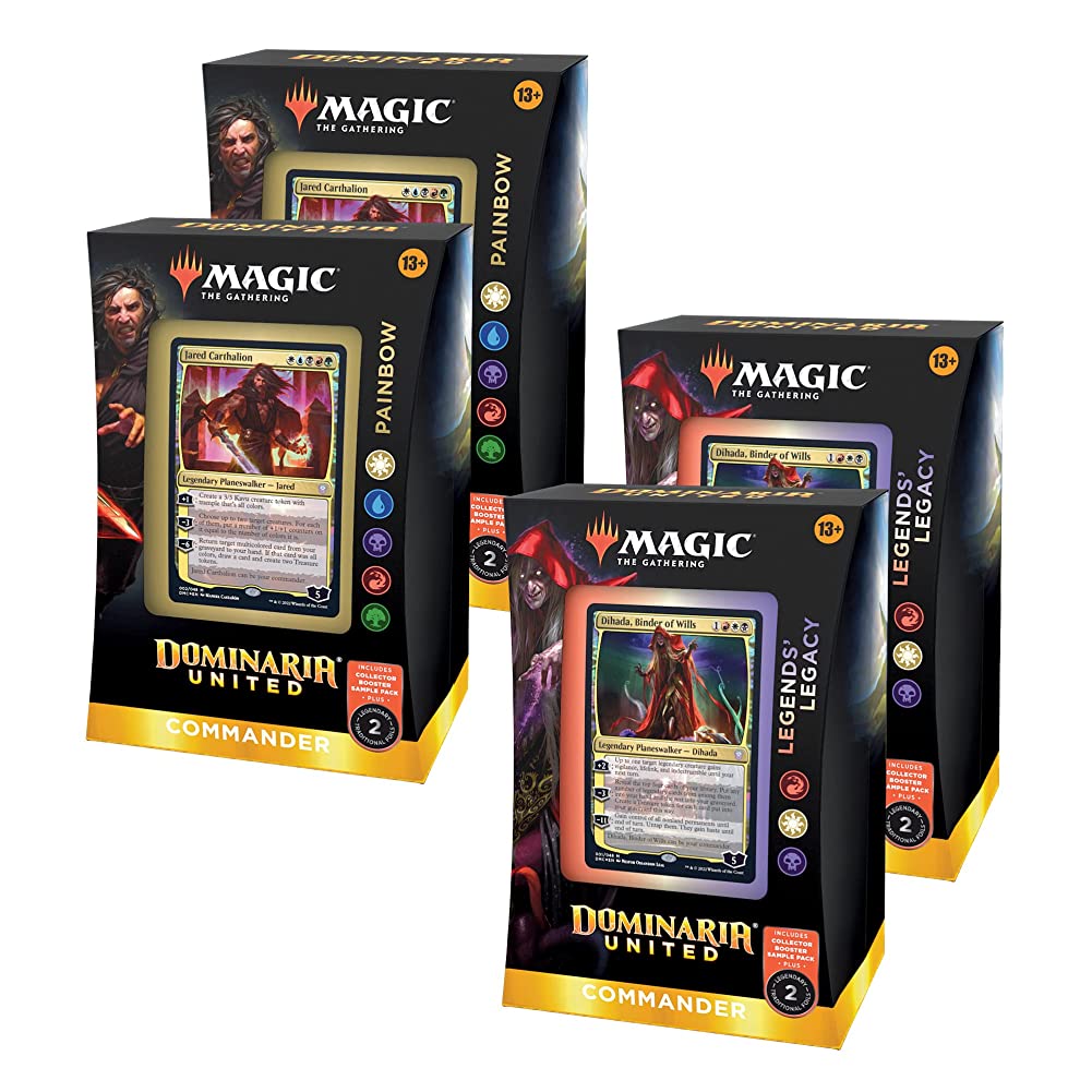 Magic: The Gathering Dominaria United Commander Decks | 4 Decks - 2 of Each Deck