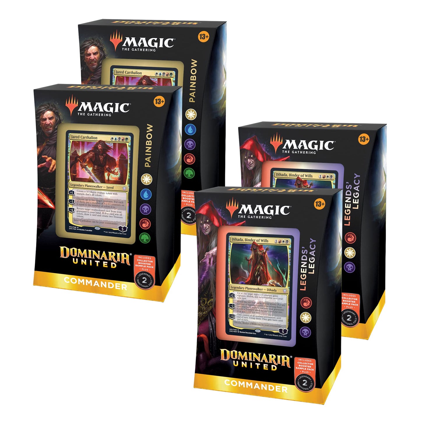 Magic: The Gathering Dominaria United Commander Decks | 4 Decks - 2 of Each Deck