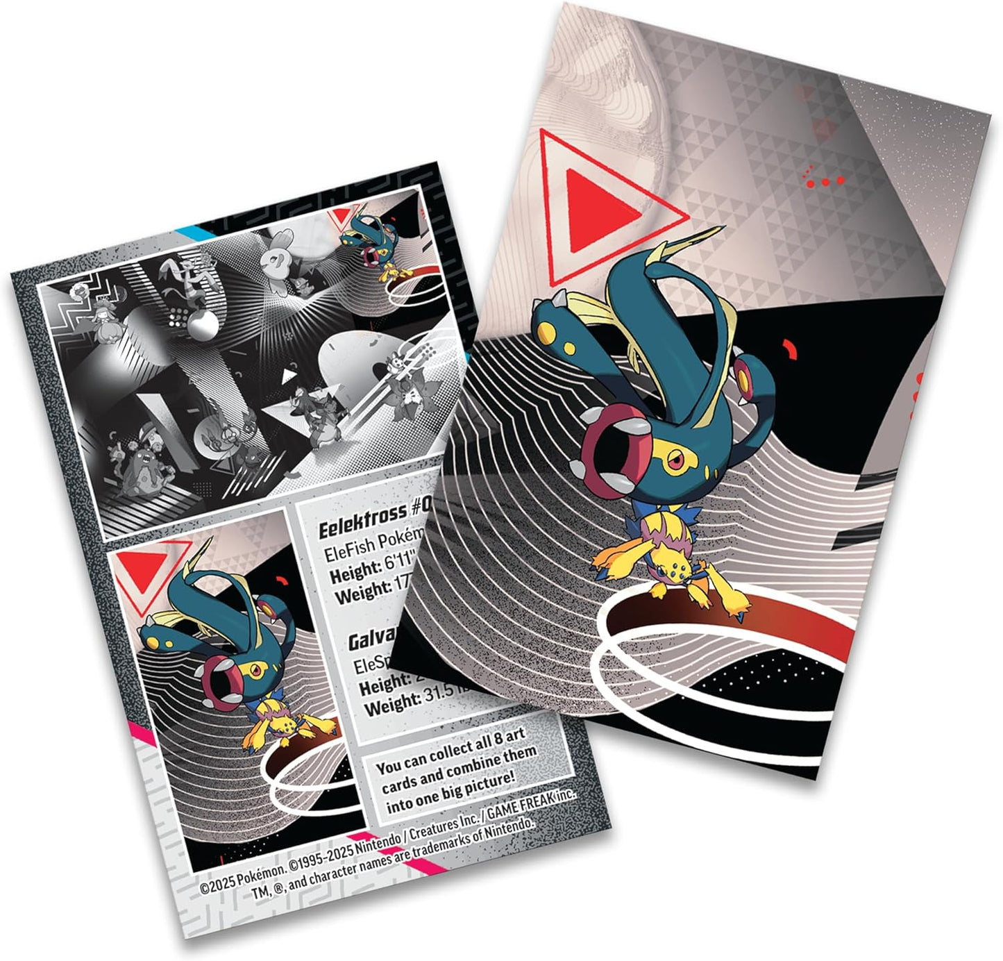 Pokemon TCG: Unova Mini Tin – Eelektross & Galvantula (2 Booster Packs & 1 Sticker Card)