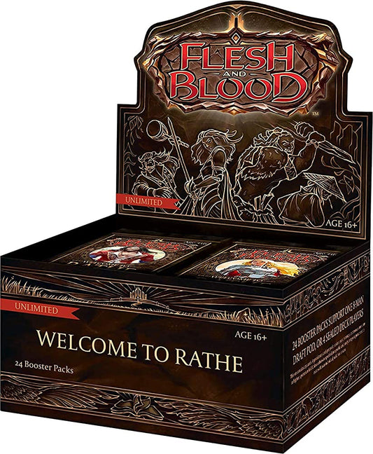 Flesh & Blood TCG Welcome to Rathe Unlimited Booster Box - 24 Packs