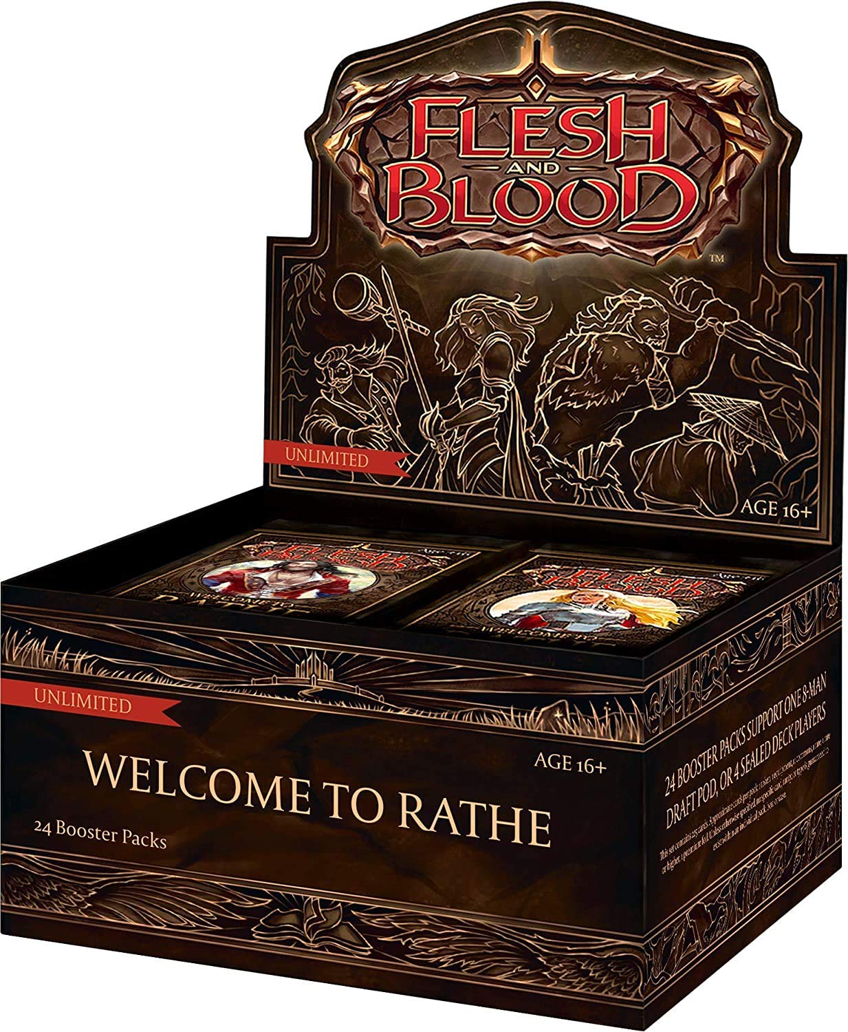 Flesh & Blood TCG Welcome to Rathe Unlimited Booster Box - 24 Packs
