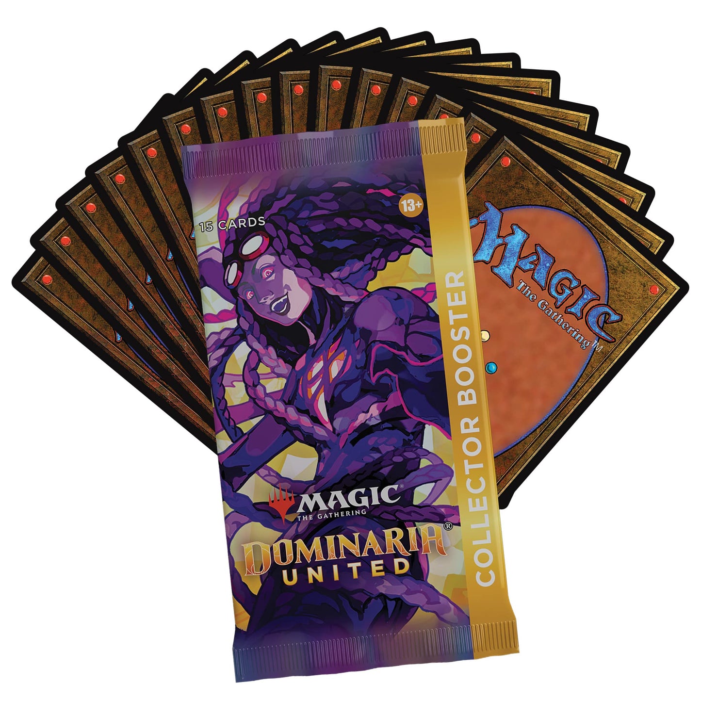 Magic: The Gathering Dominaria United Collector Booster Box | 12 Packs + Box Topper Card (181 Magic Cards)