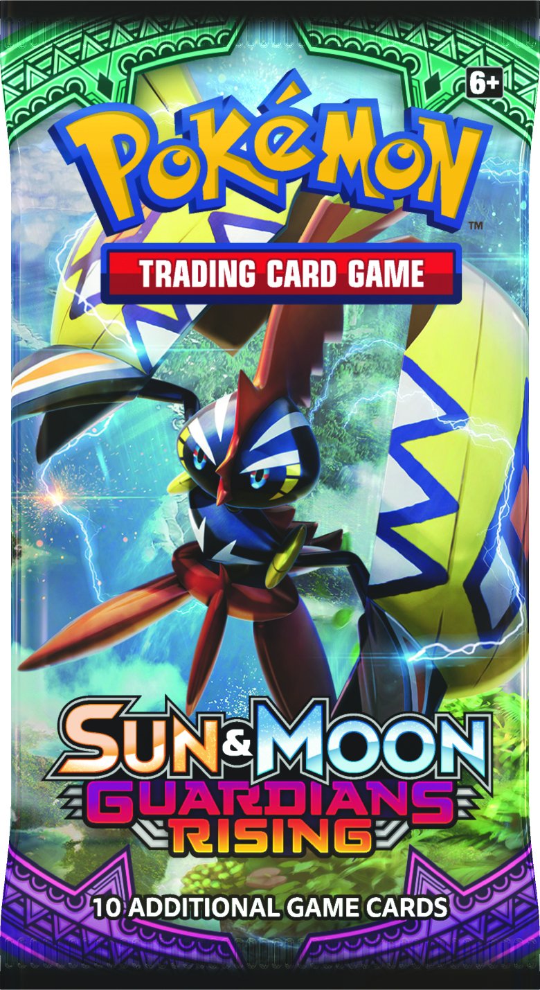 Pokemon Sun & Moon: Guardians Rising Booster Pack - 10 Cards