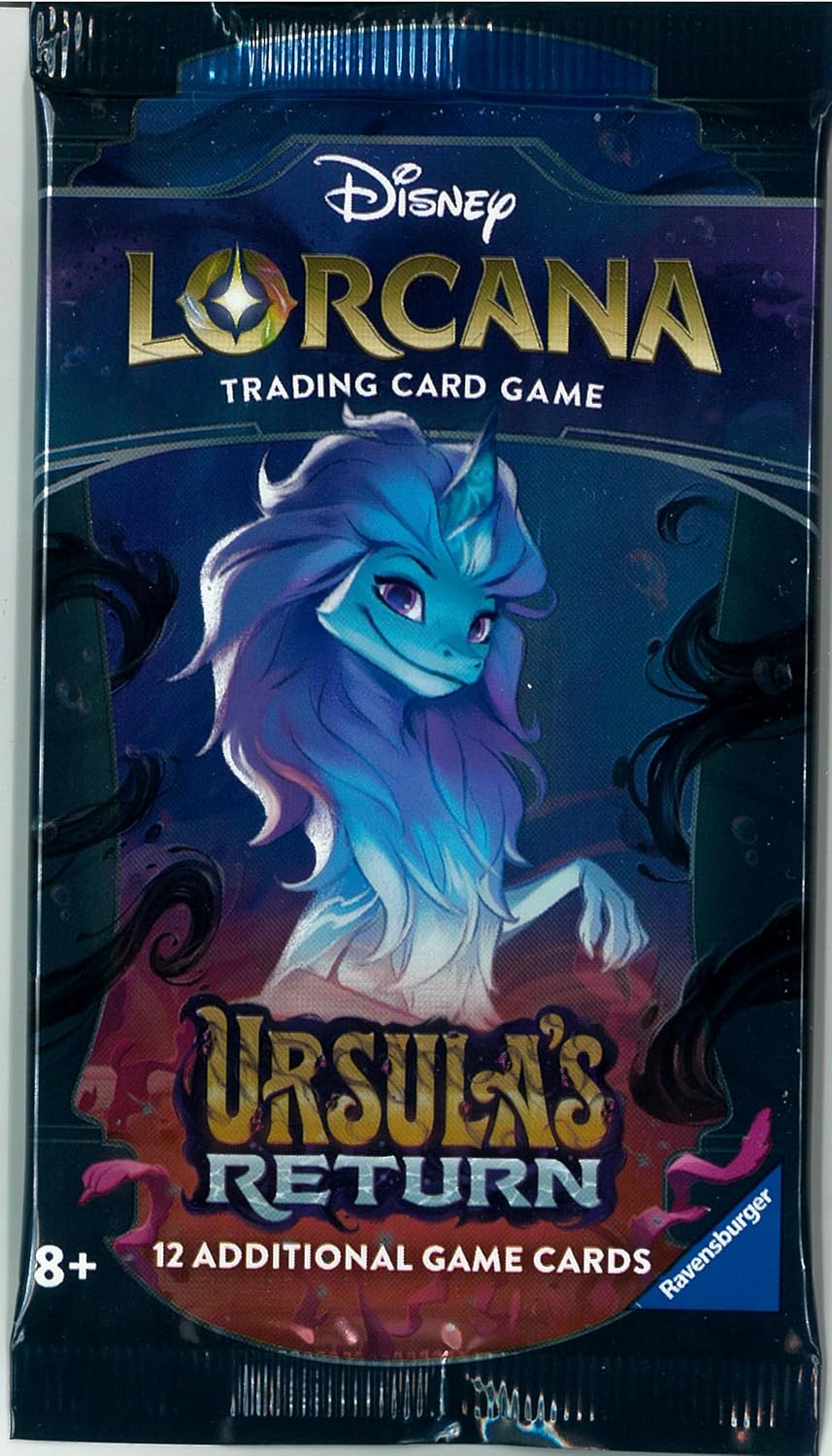 Ravensburger Disney Lorcana TCG: Ursula's Revenge Assorted Single Booster Pack (12 Cards) | Collectible Trading Cards | Ideal for Disney Fans & TCG Players | Suitable for Ages 8+