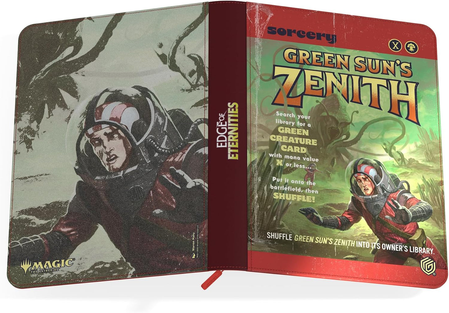 Ultimate Guard - Zipfolio 360 Xenoskin - Magic: The Gathering - Edge of Eternities - Green Sun’s Zenith
