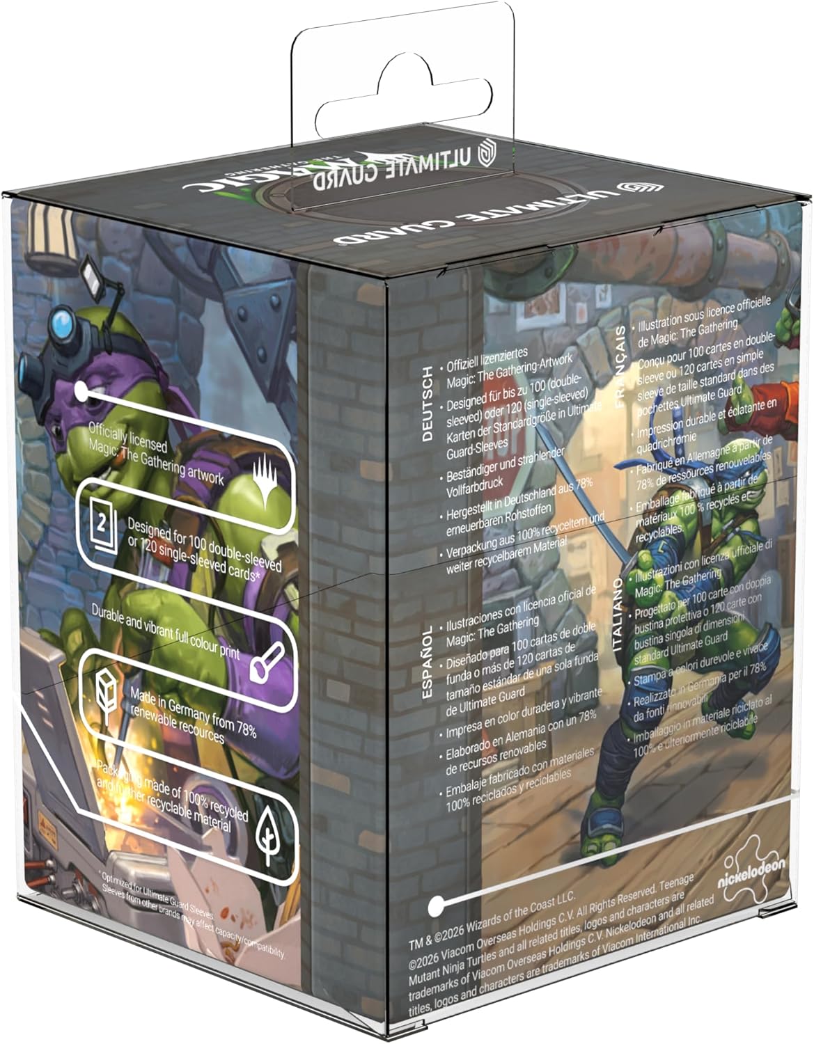 Ultimate Guard - Boulder 100+ - Magic the Gathering Universes Beyond - Teenage Mutant Ninja Turtles - Turtle Lair