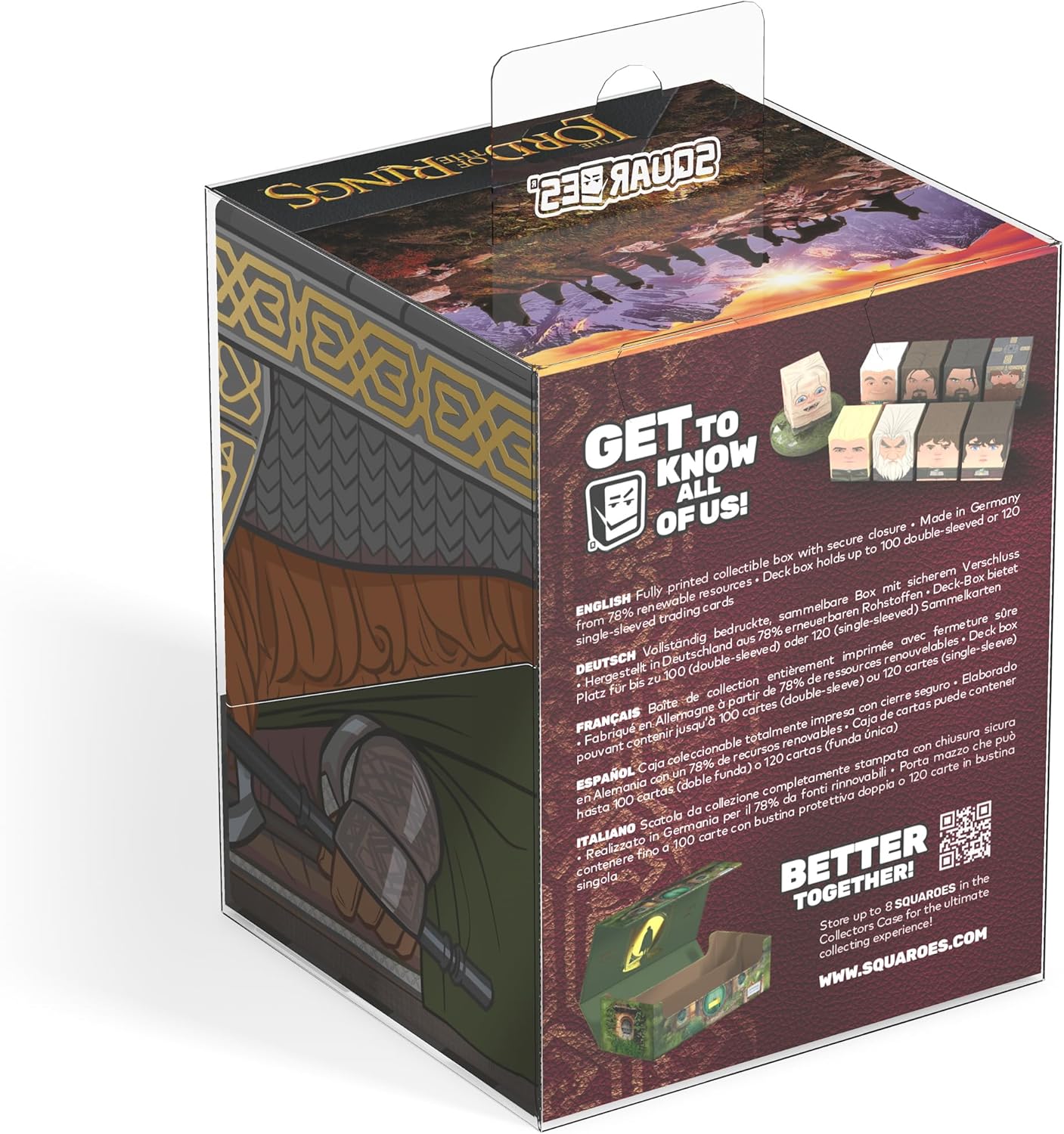 Ultimate Guard - Squaroes - Boulder 100+ - Lord of the Rings - LOTR005 - Gimli