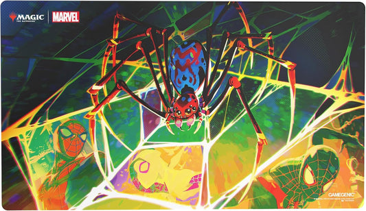 Gamegenic Magic: The Gathering Marvel's Spider-Man Spider Prime PLAYMAT - Premium 61x35cm Game Mat with Cushioning, Anti-Slip Back & Flat Stitching, Official MTG Accessory