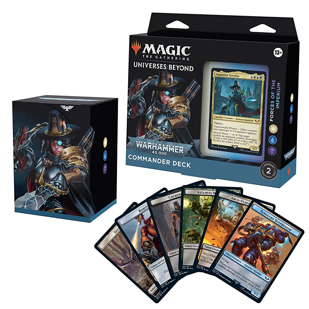 Magic: The Gathering Universes Beyond: Warhammer 40,000 Commander Deck Forces of the Imperium