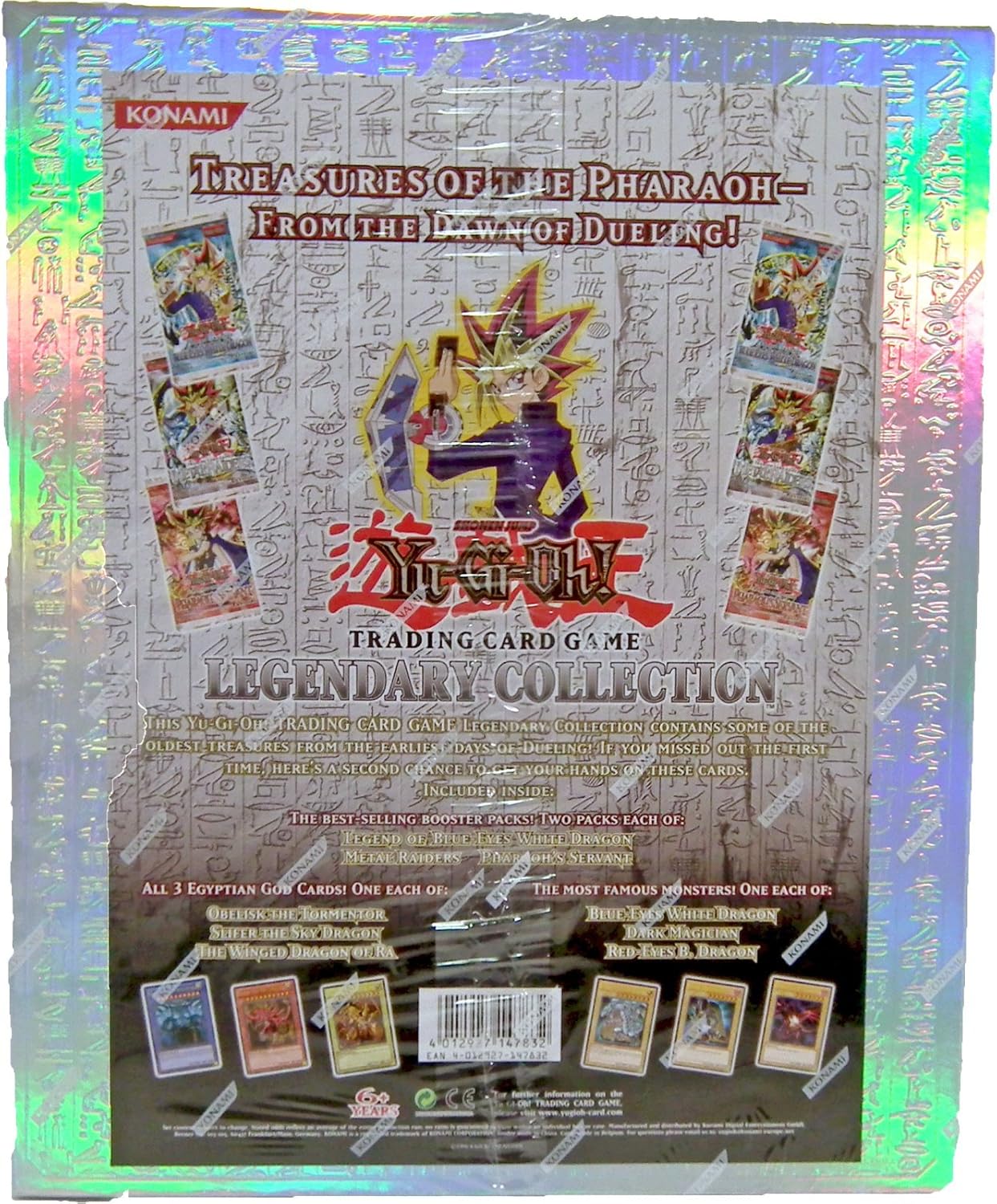 Konami Yu-Gi-Oh Legendary Collection 10th Anniversary Special Pack with Egyptian-Style 3-Ring Binder