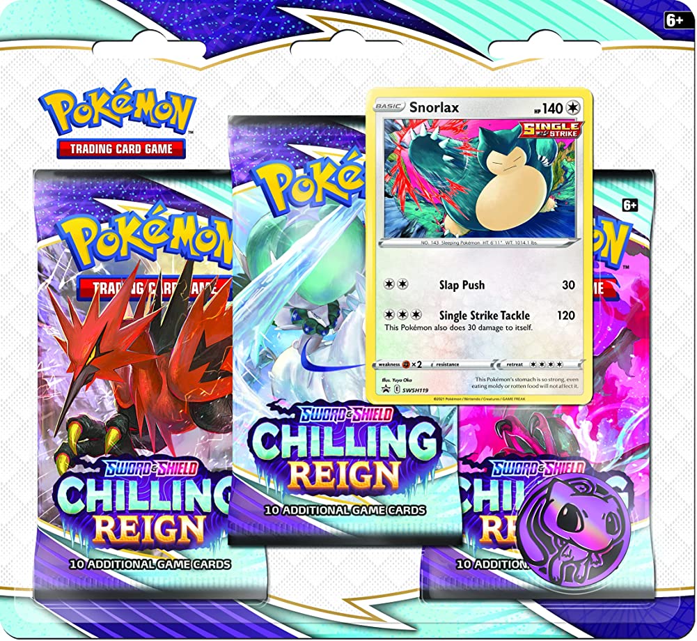 Pokemon TCG: Sword & ShieldChilling Reign Three-Booster Blister