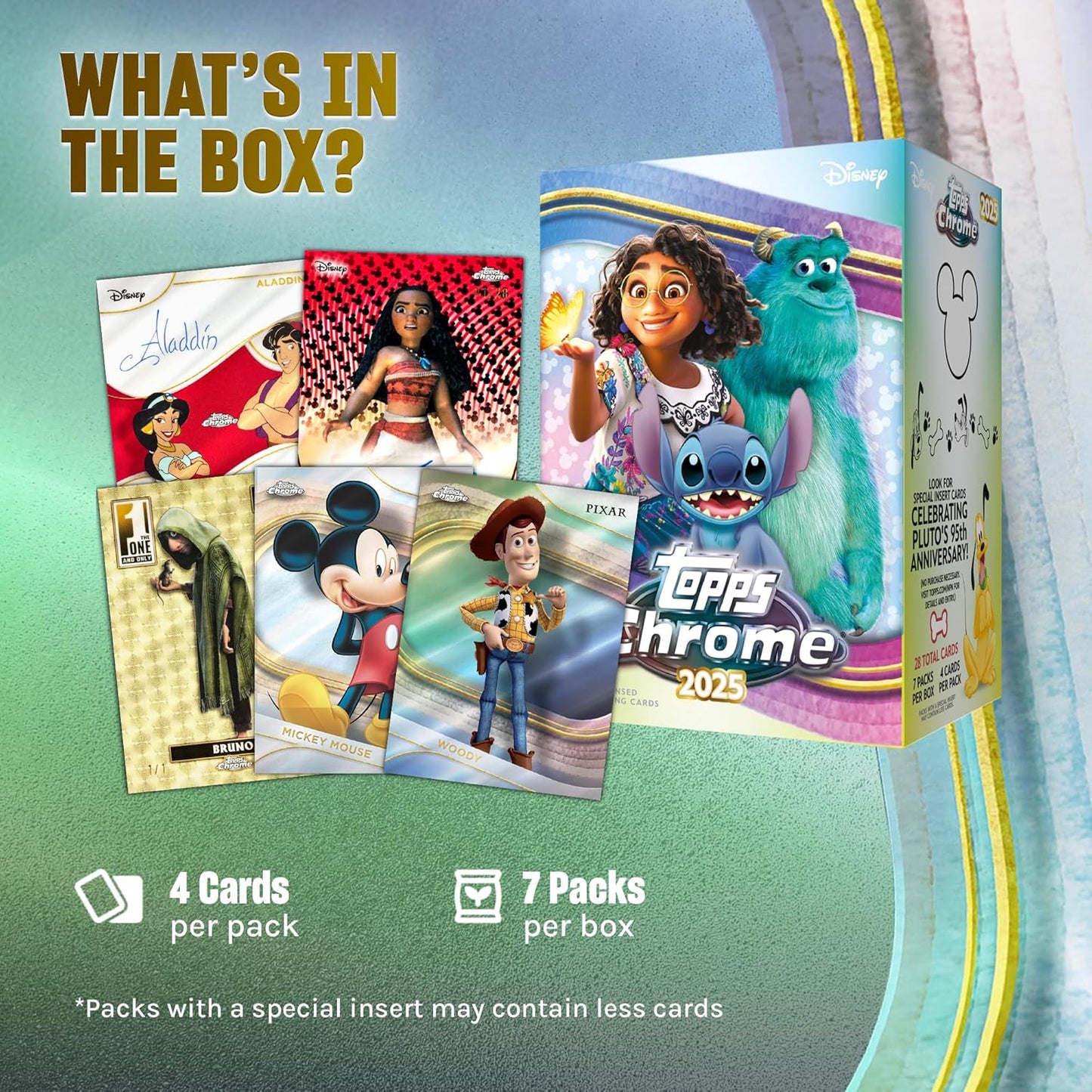 Topps 2025 Chrome Disney Value Blaster Box