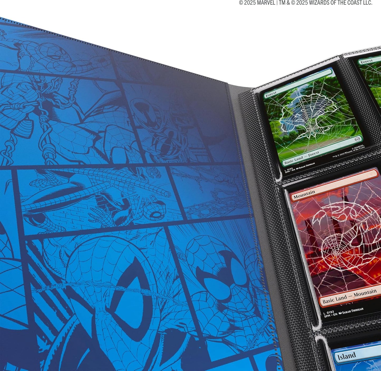 Gamegenic Magic: The Gathering Marvel's Spider-Man 24-POCKET ALBUM - Official Card Binder Featuring Spider-Man & Green Goblin, Holds 480 Sleeved Cards, Side-Loading Pages & Elastic Strap