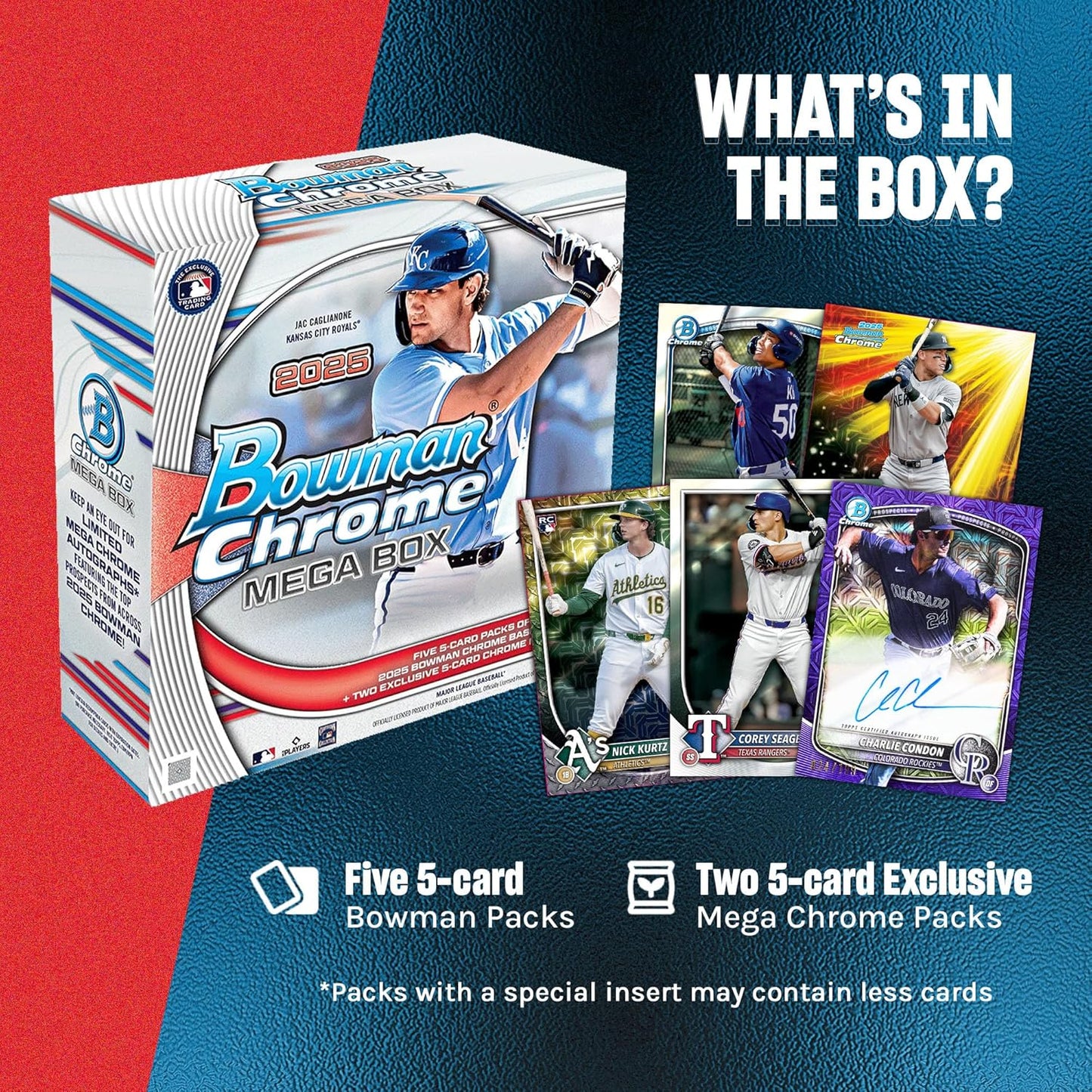 Topps 2025 Bowman Chrome Baseball - Mega Box