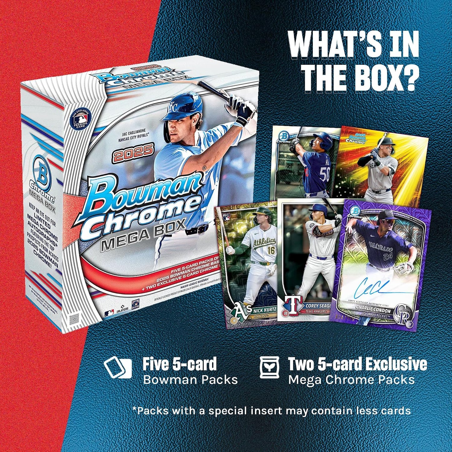 Topps 2025 Bowman Chrome Baseball - Mega Box