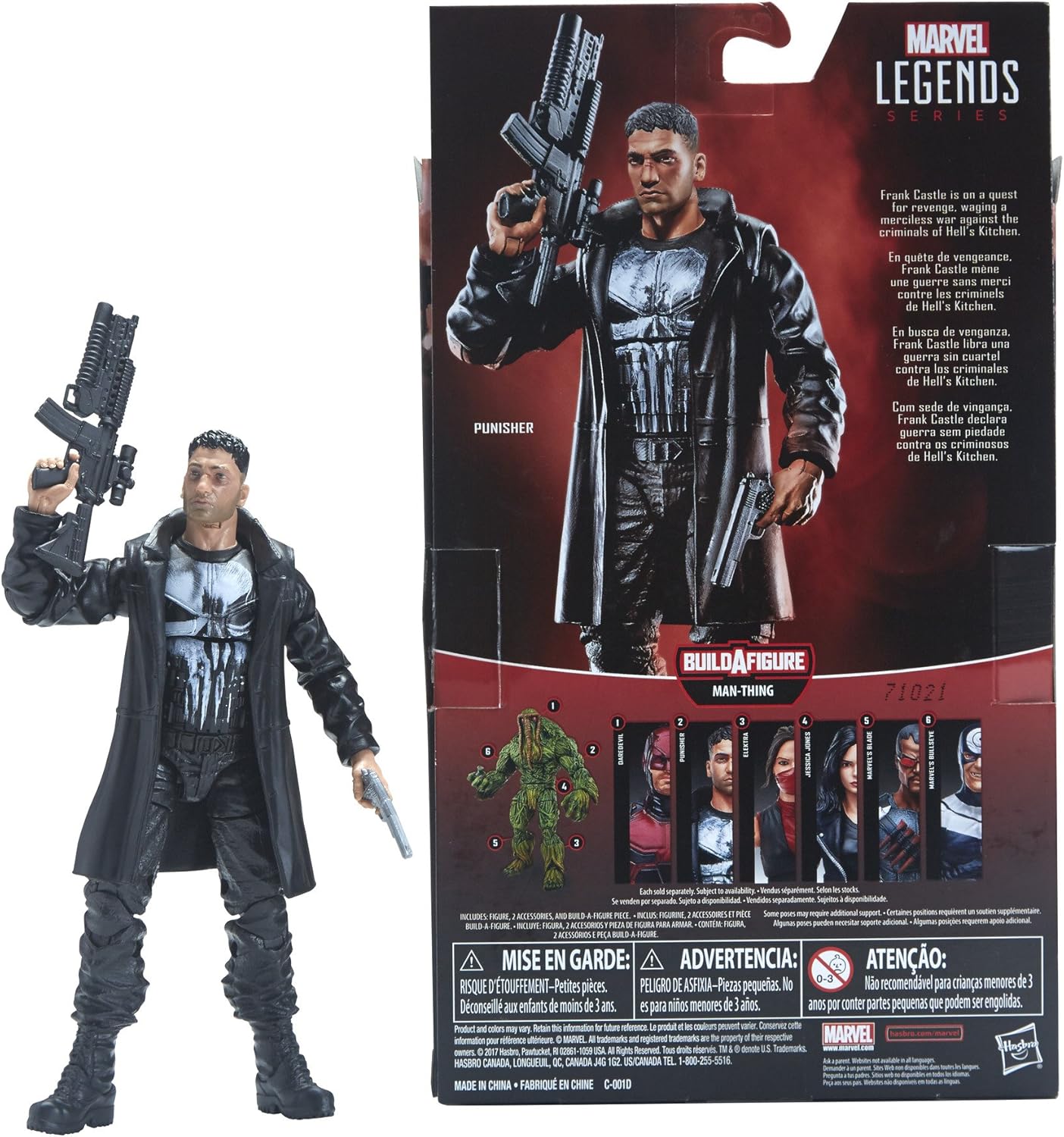 Marvel Knights Legends Series Punisher, 6-inch, 48 months to 1188 months