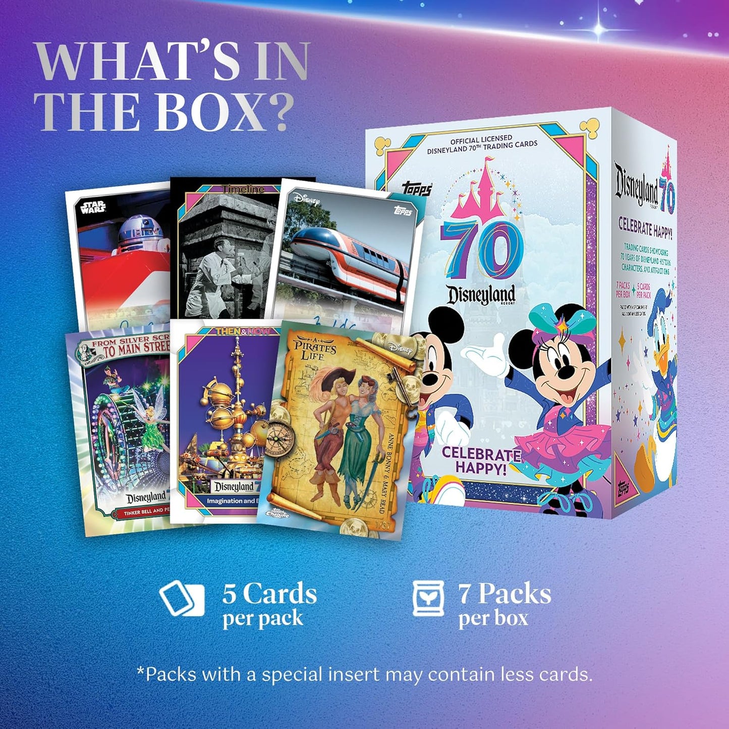 2025 Topps Disneyland 70th Anniversary Value Blaster Box