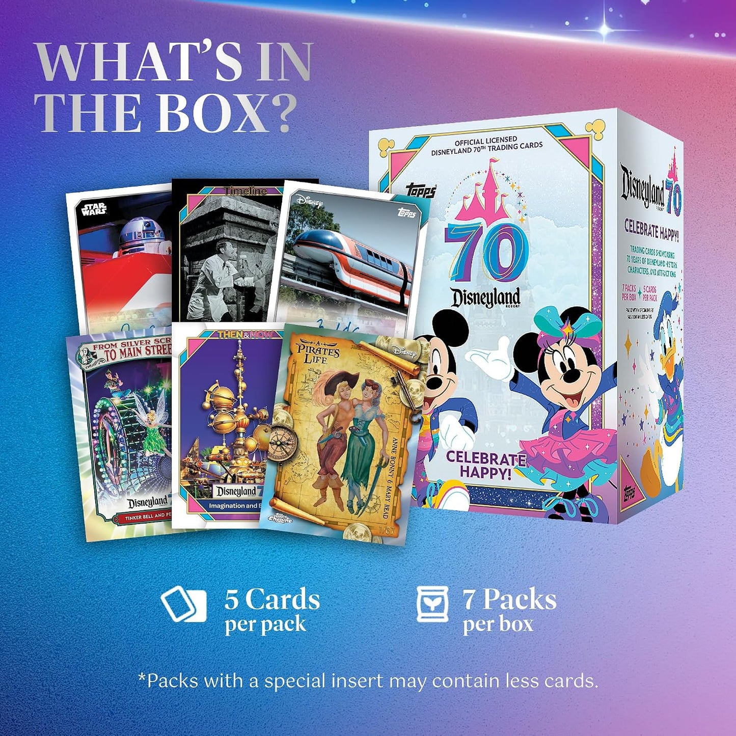 2025 Topps Disneyland 70th Anniversary Value Blaster Box