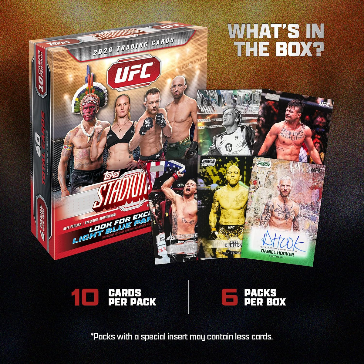 2026 Topps Stadium Club UFC - Factory Sealed - Mega Box
