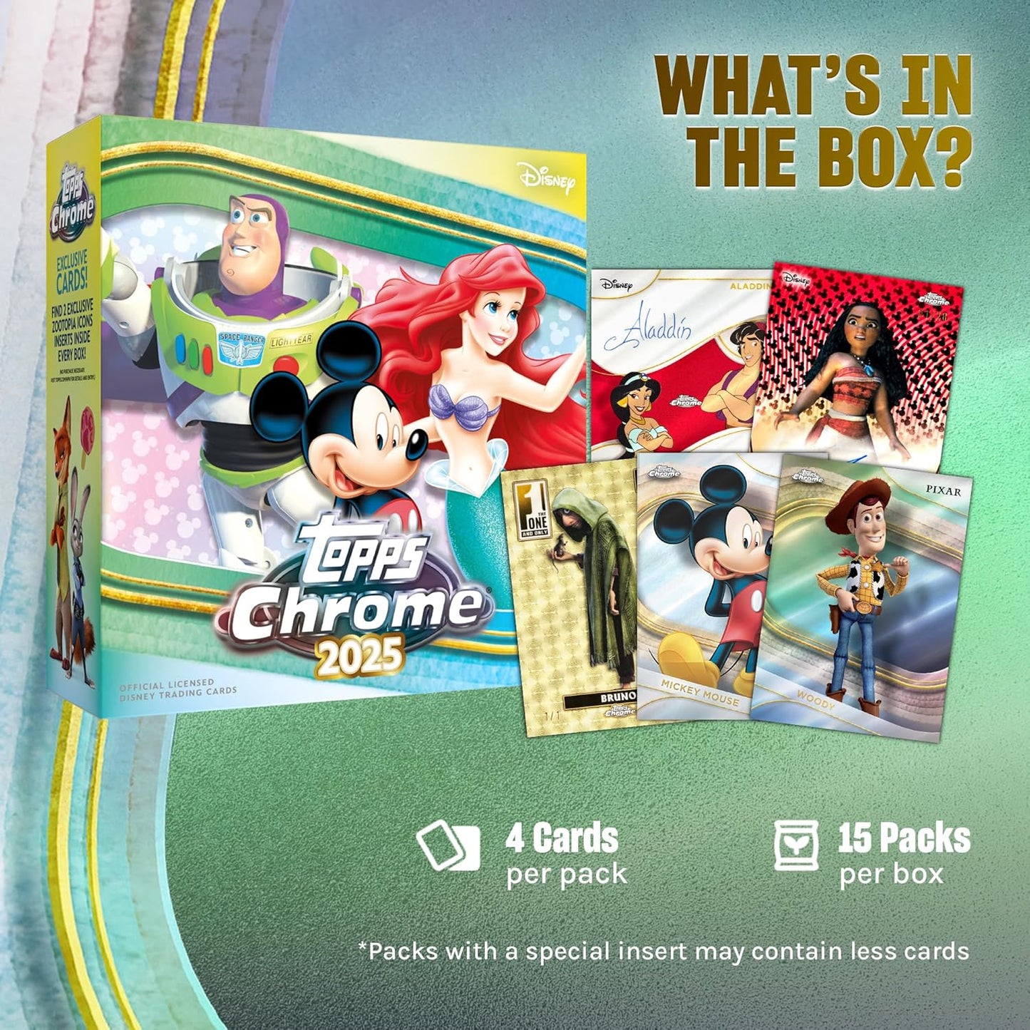 Topps 2025 Chrome Disney - Mega Box