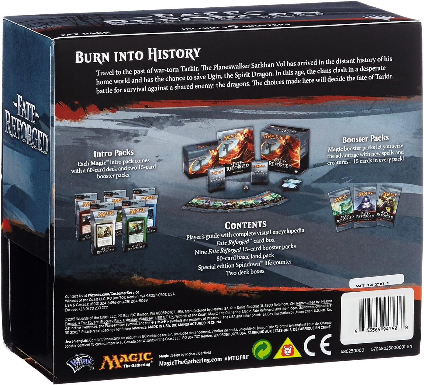 Magic: the Gathering: Fate Reforged Fat Pack (Factory Sealed Includes 9 Booster Packs & More)
…