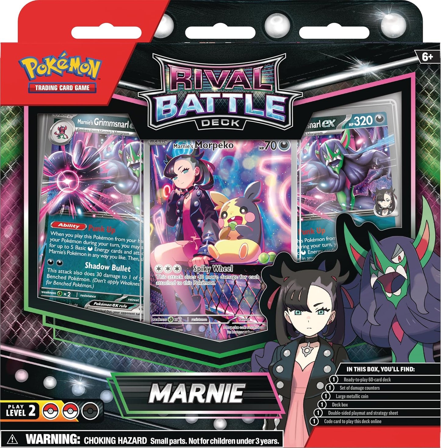 Pokemon TCG: Rival Battle Deck — Marnie (60 Cards) - Presale Ships 05/16/2025