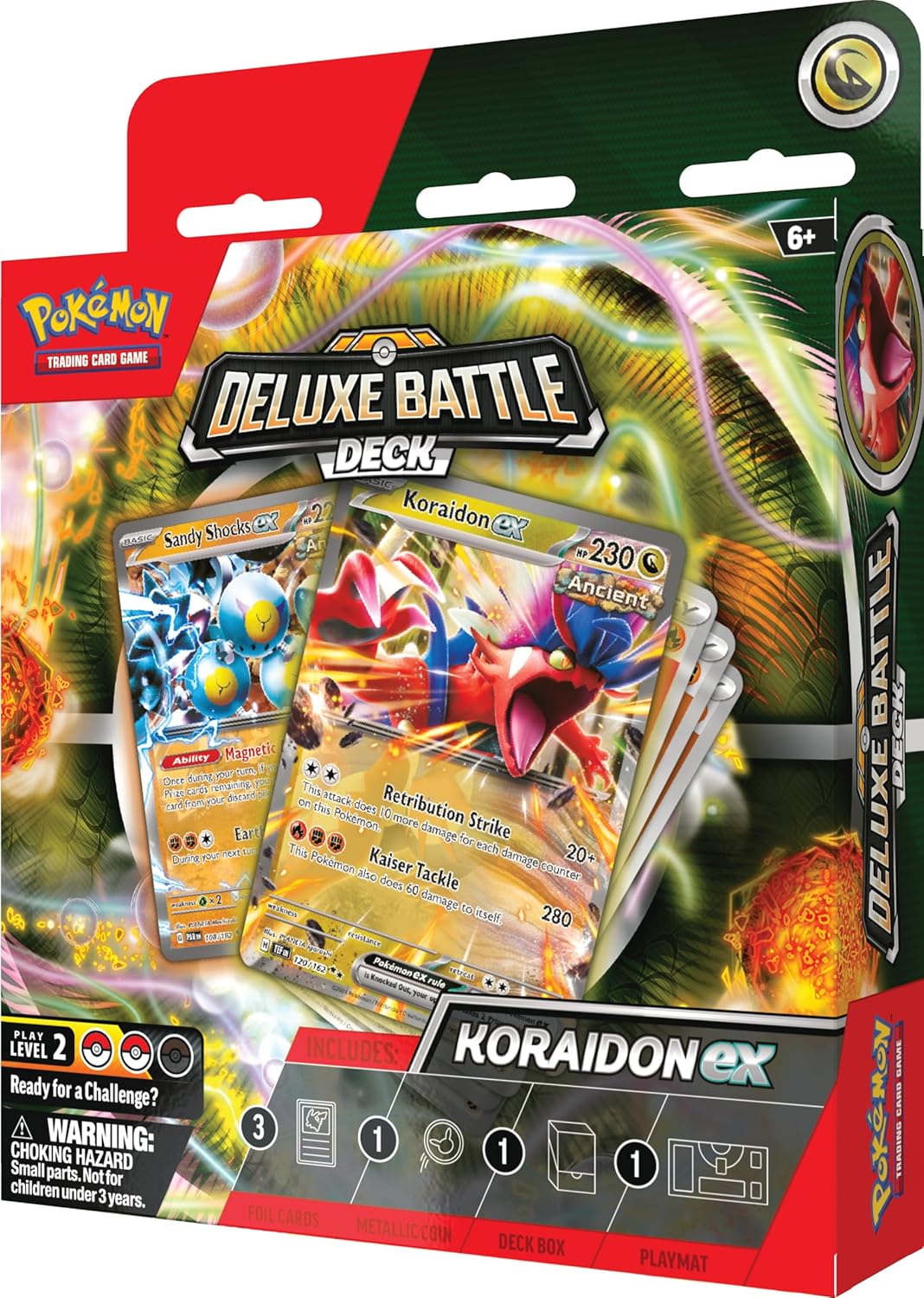 Pokémon TCG: Koraidon ex Deluxe Battle Deck (Ready-to-play 60-card deck & Accessories)