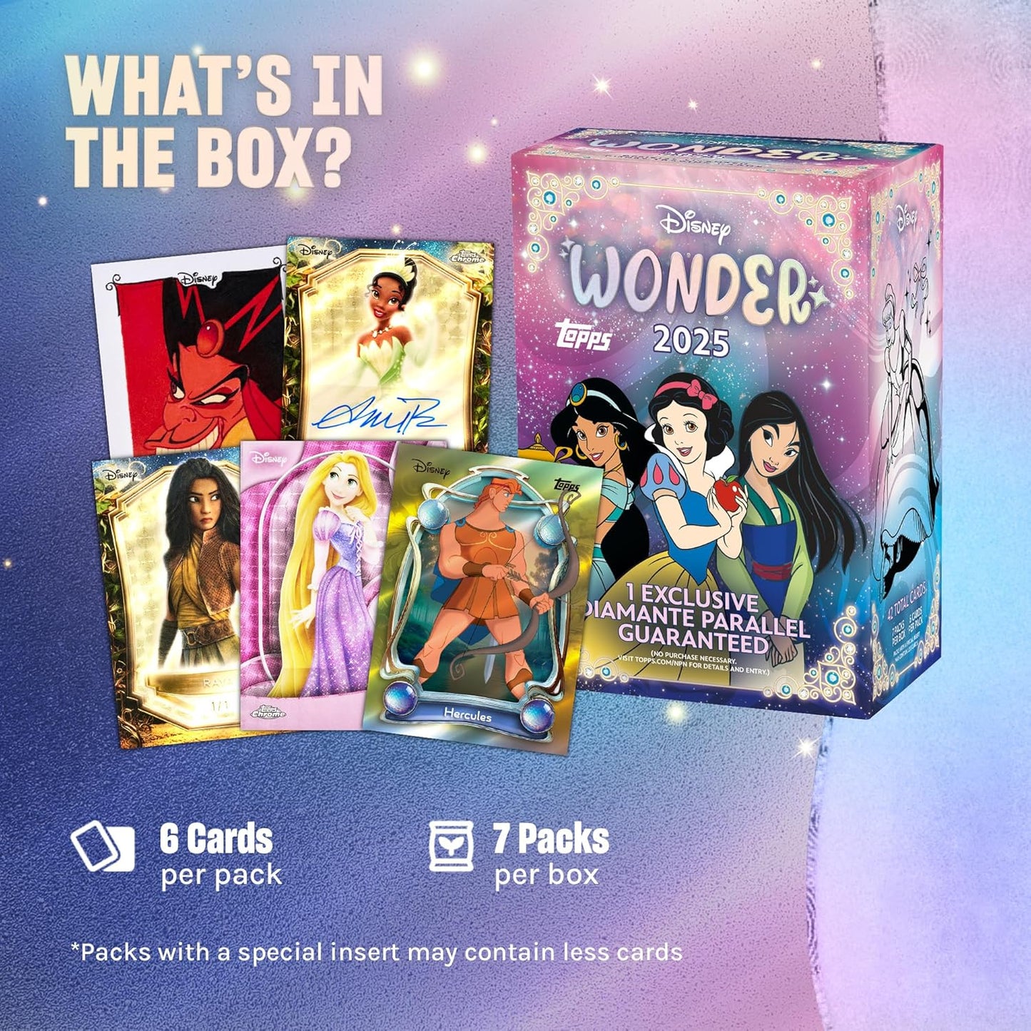 Topps 2025 Disney Wonder Value Box