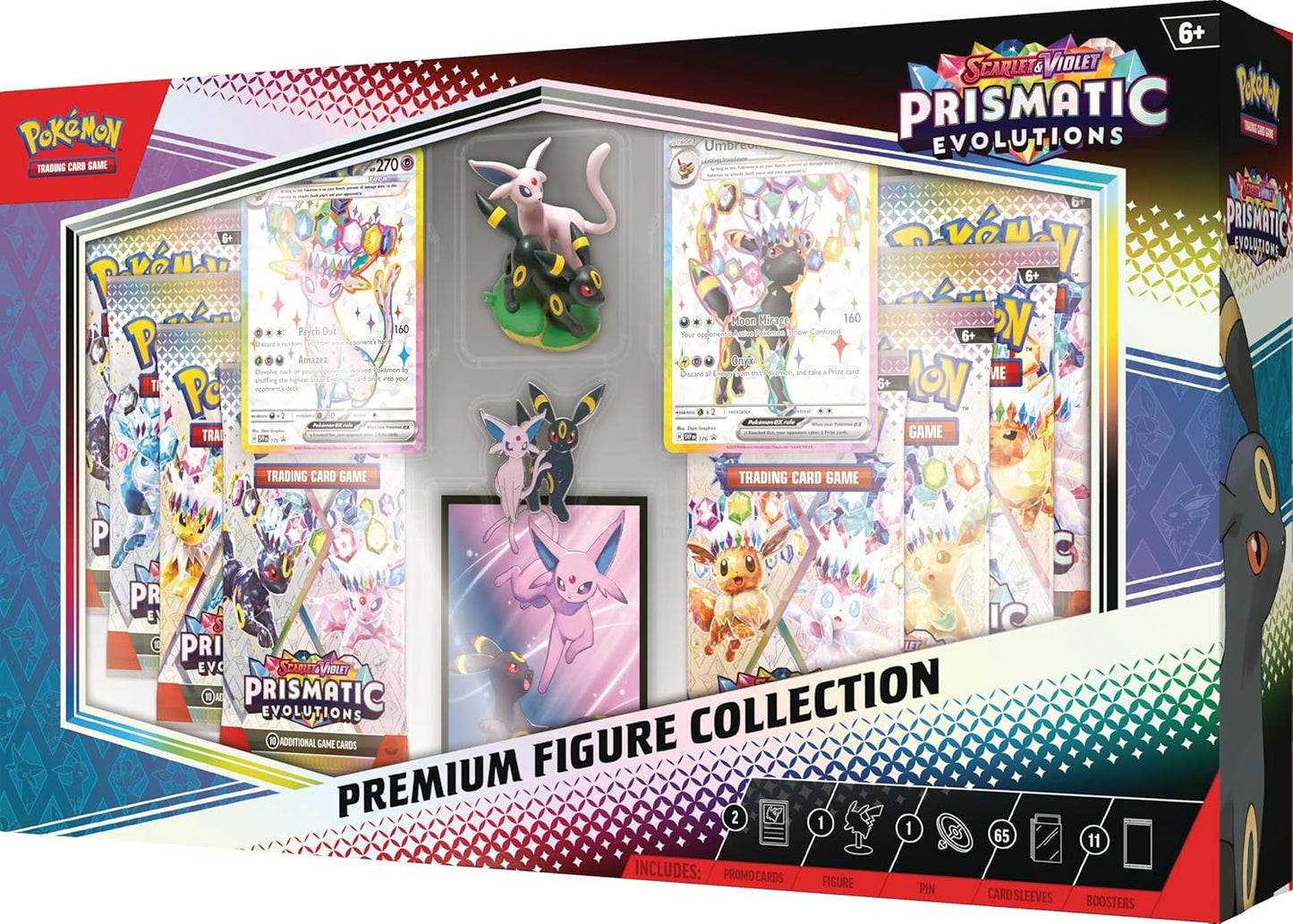 Pokemon TCG: Scarlet & Violet—Prismatic Evolutions Premium Figure Collection - Presale Ships 09/26/2025