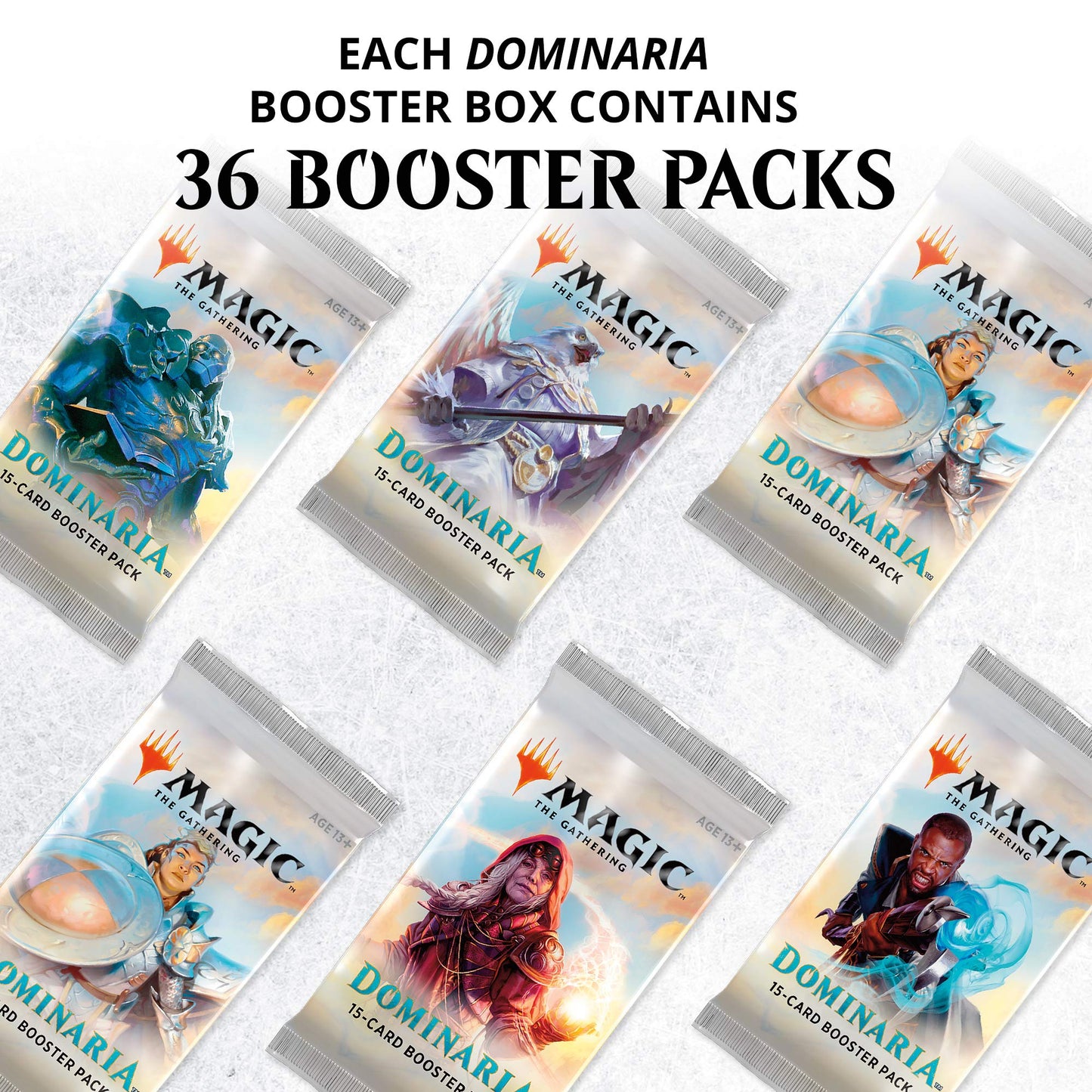 Magic: The Gathering Dominaria Booster Box | 36 Booster Packs (540 Cards)