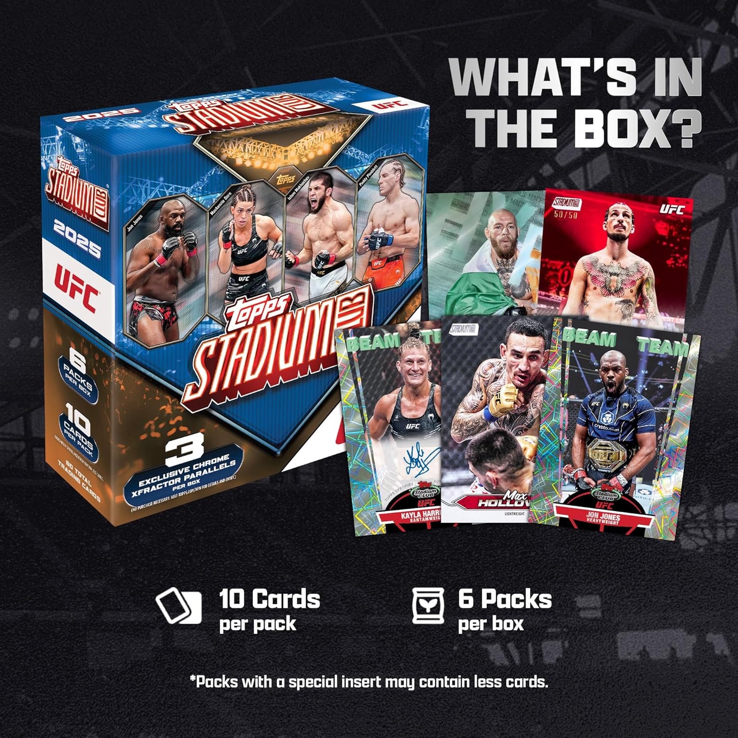 2025 Topps Stadium Club UFC Mega Box