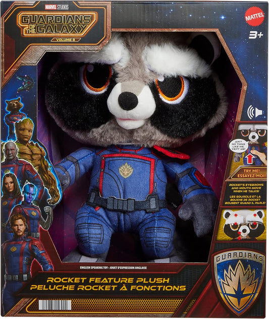 Marvel The Guardians of The Galaxy Rocket Raccoon Plush with Sound