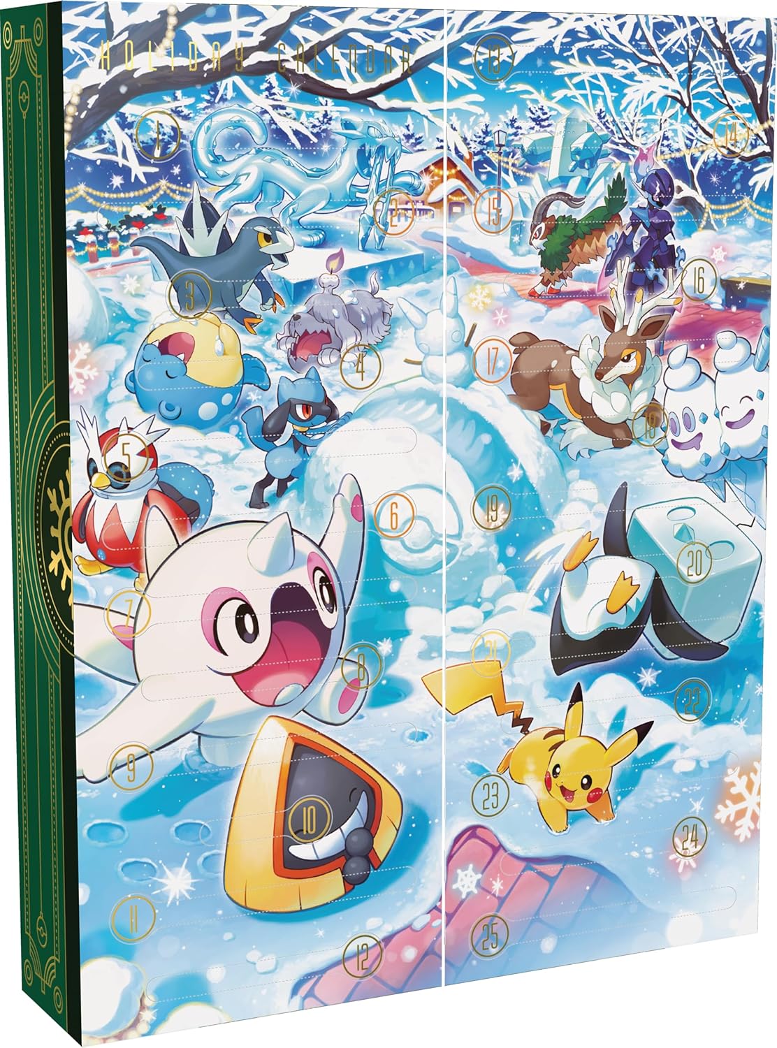 Pokemon TCG: Holiday Calendar (8 Foil Promo Cards, 5 Booster Packs & More)