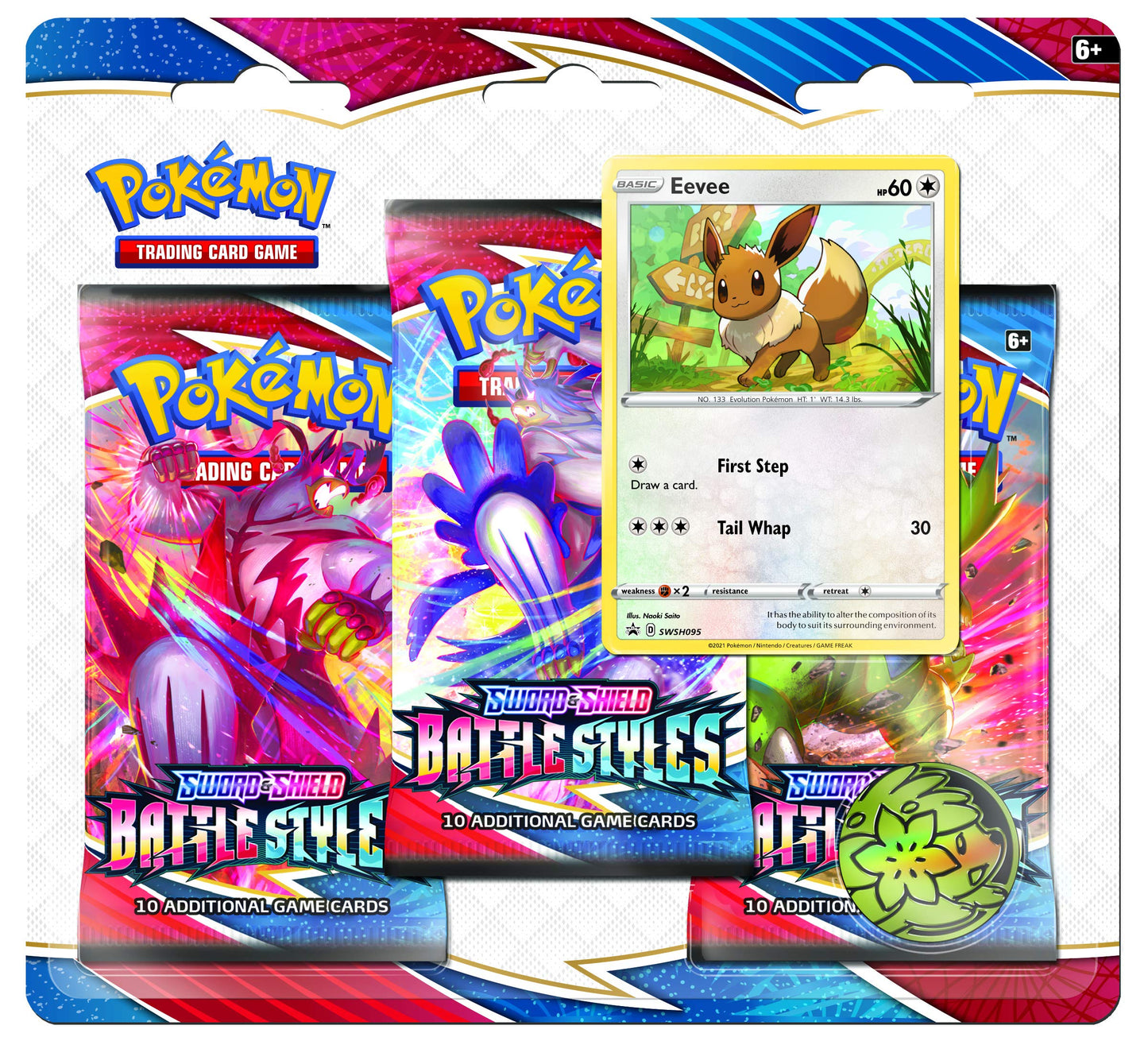 Pokemon TCG: Sword & Shield Battle Styles Blister Pack with 3 Booster Packs (Random Draw)