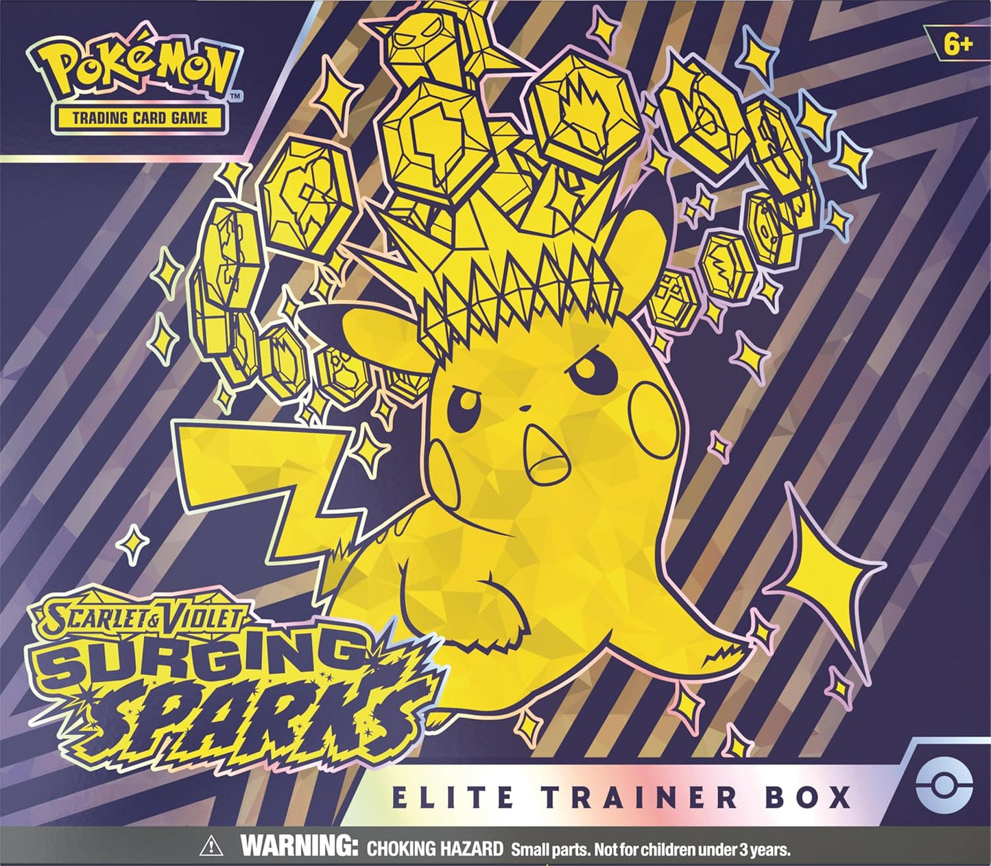 Pokemon TCG: Scarlet & Violet - Surging Sparks Elite Trainer Box - 9 Cards, Promos